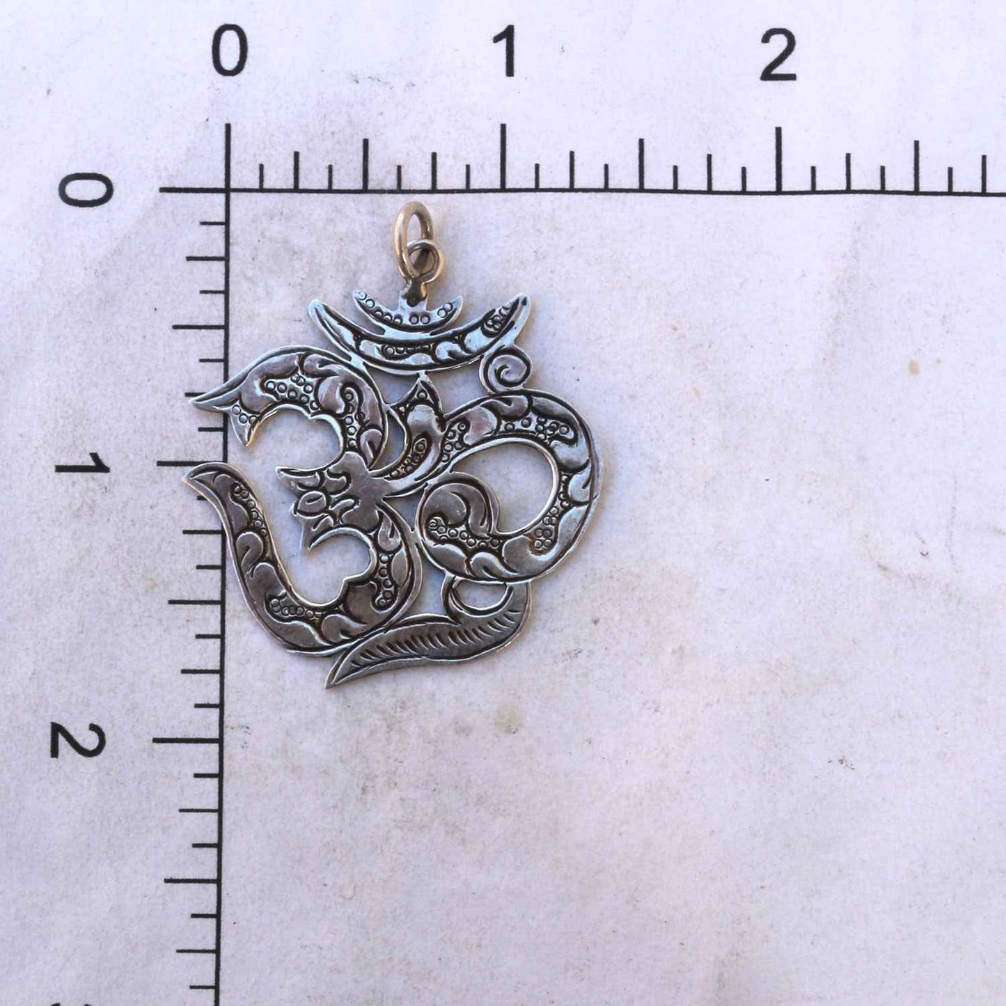 Etched Aum Pendant