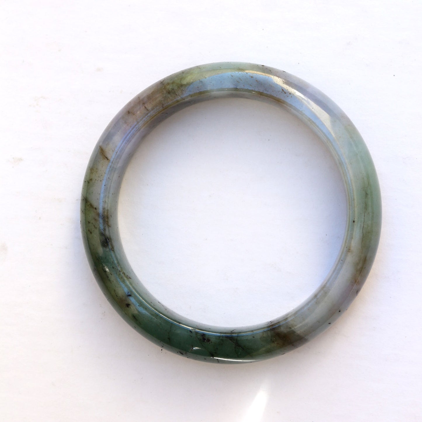 Tri Color Jade Bangle