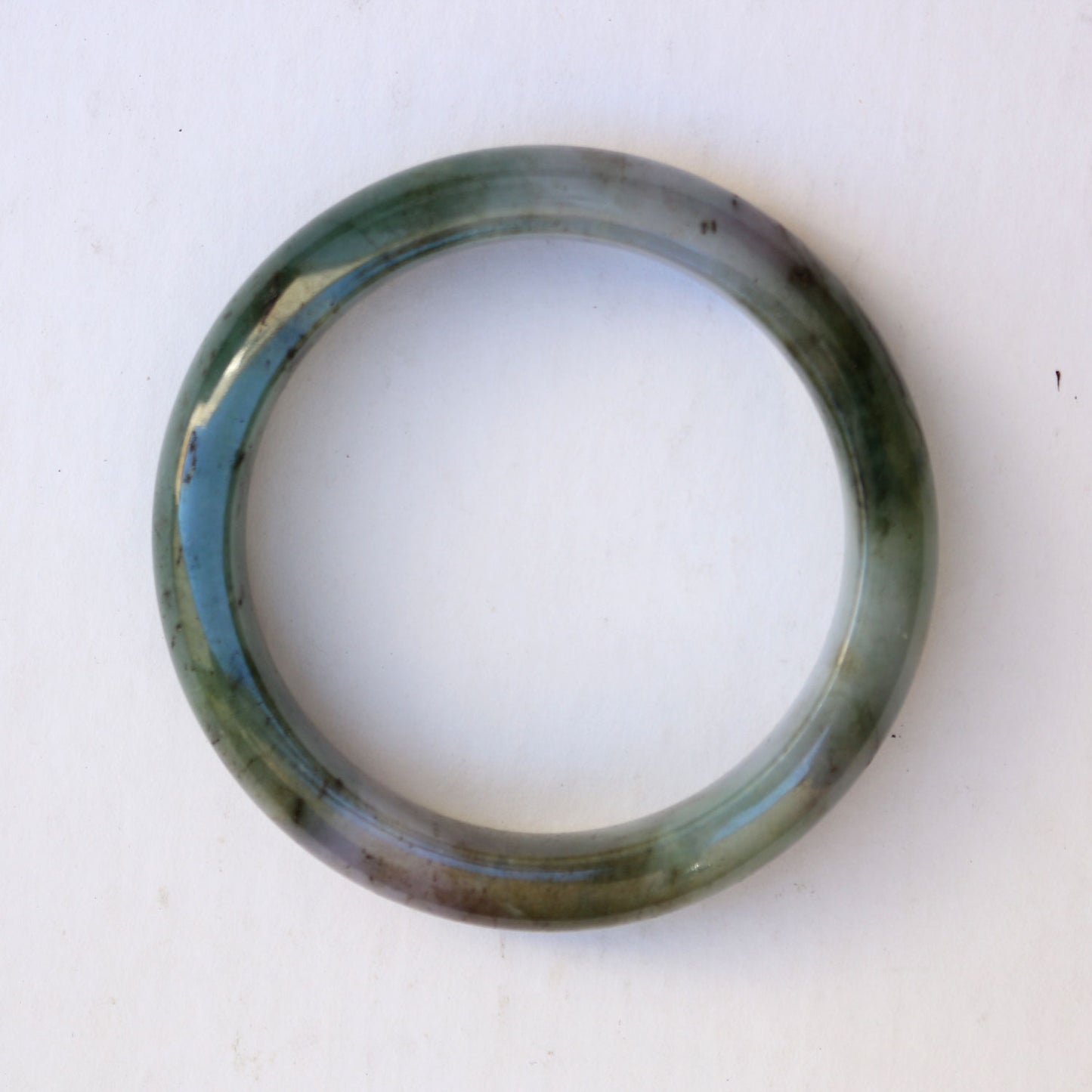 Tri Color Jade Bangle
