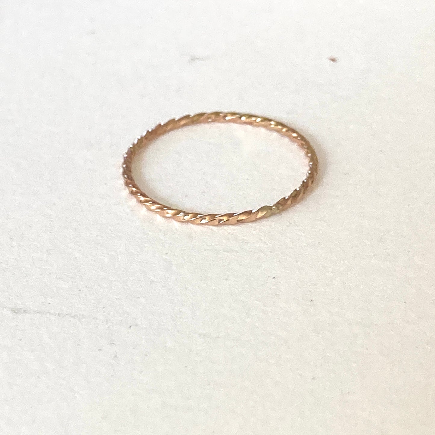Thin Gold Filled Stack Rings