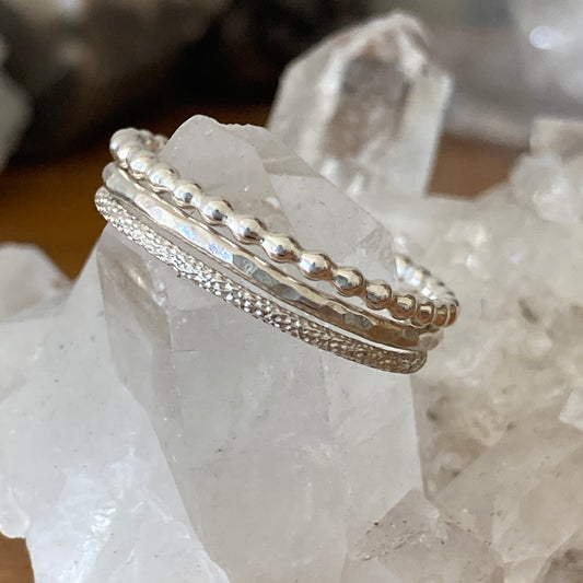 Sterling Silver Thin Stack Ring