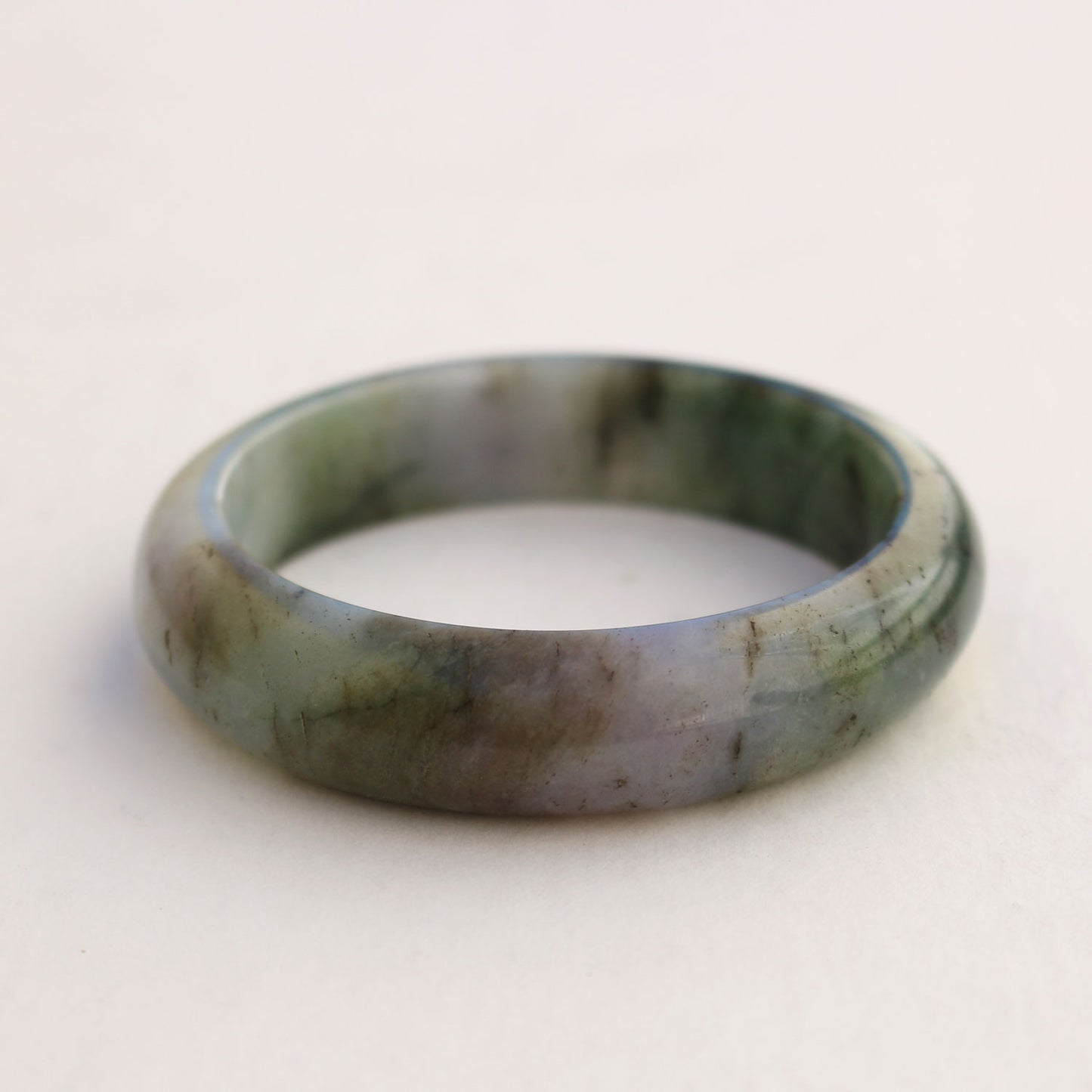 Tri Color Jade Bangle