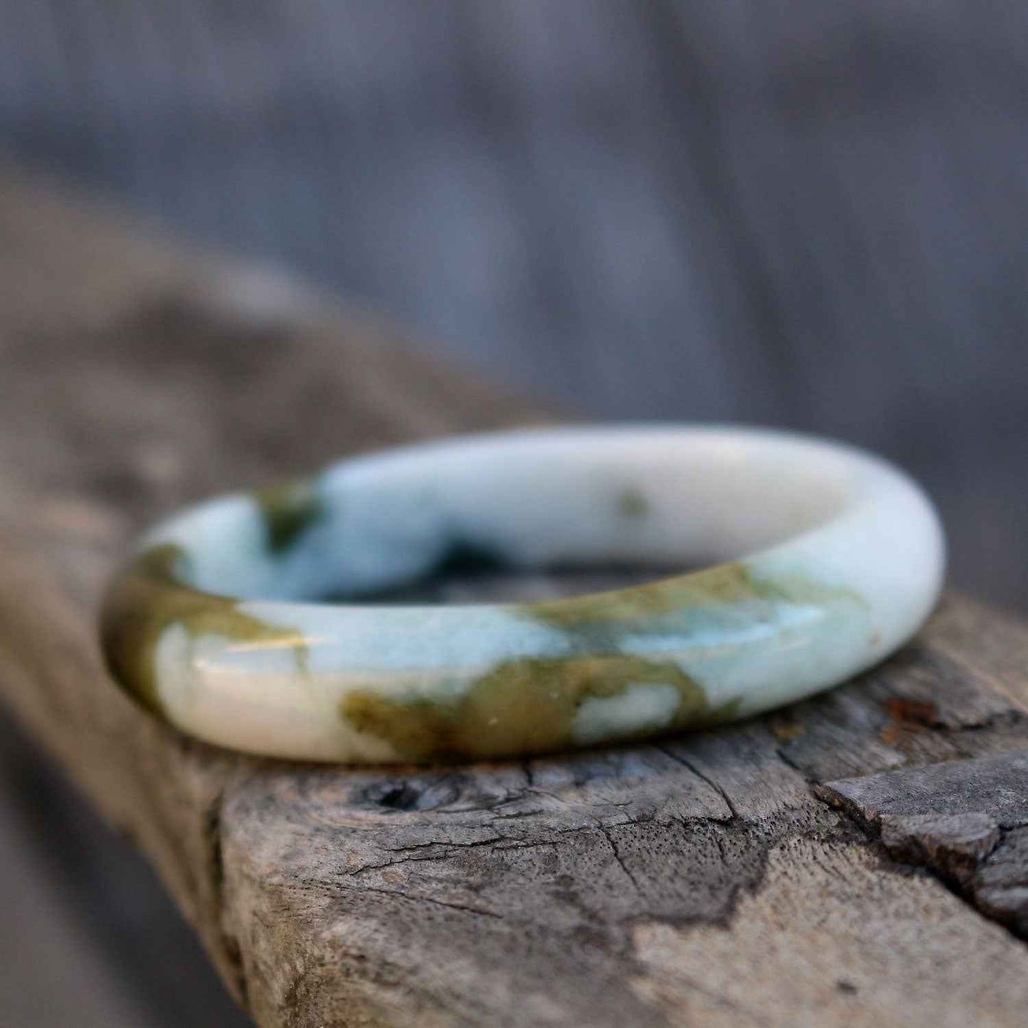 Multi Color Jade Bangle
