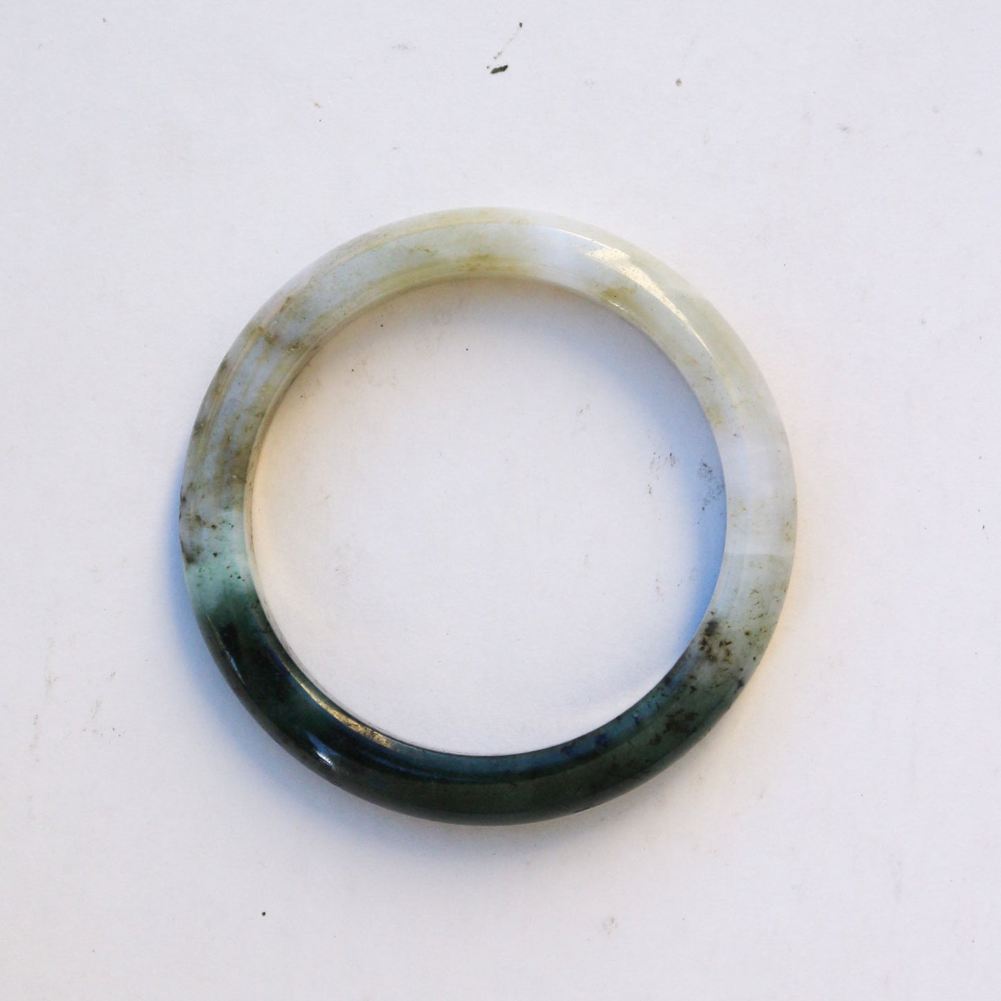 Two toned Jade Bangle