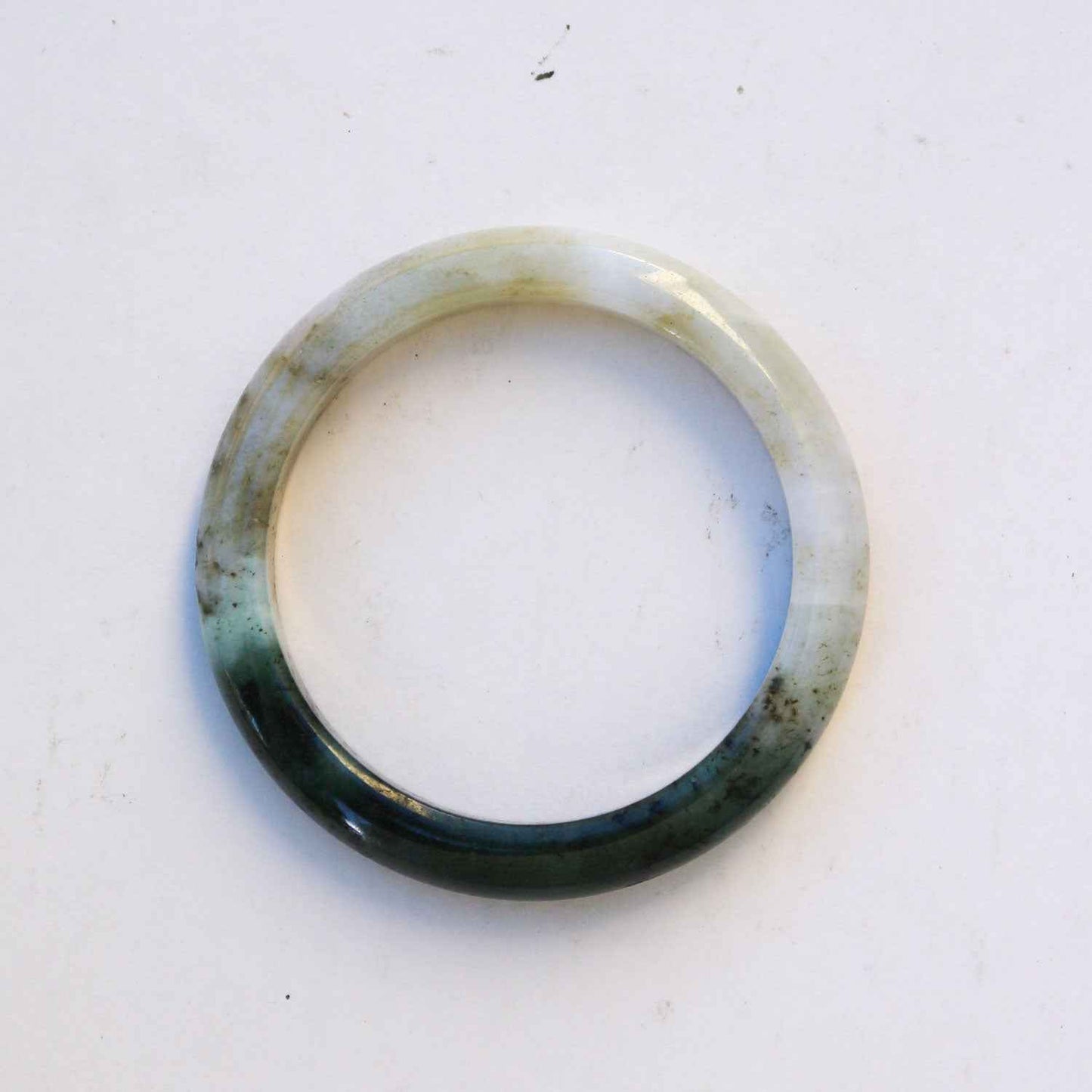 Two toned Jade Bangle