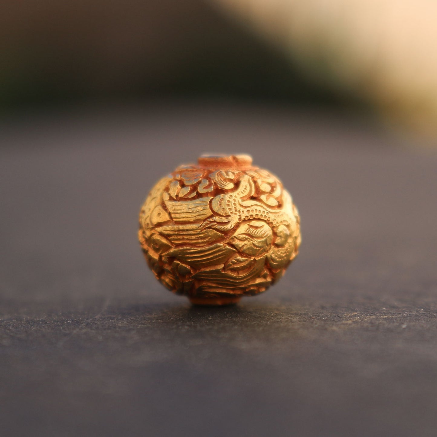 Round Dragon Bead