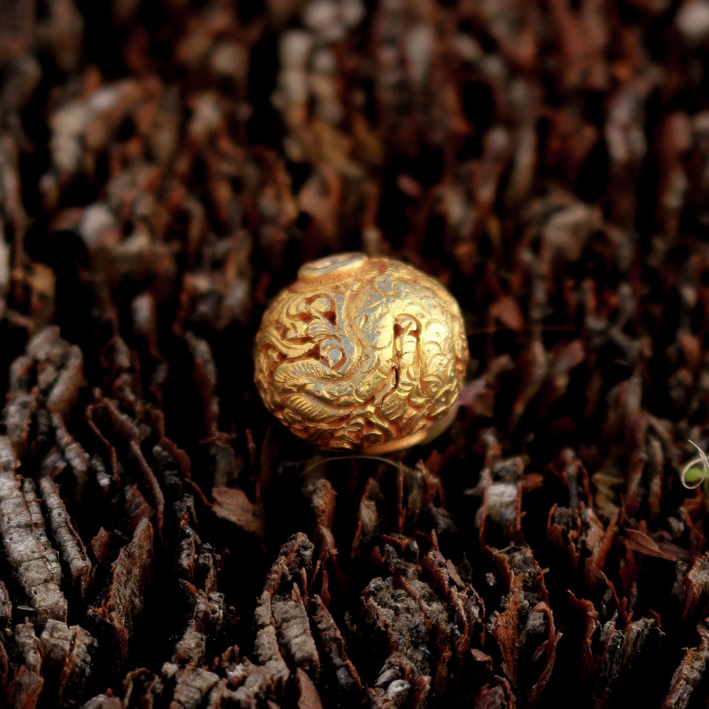 Round Dragon Bead