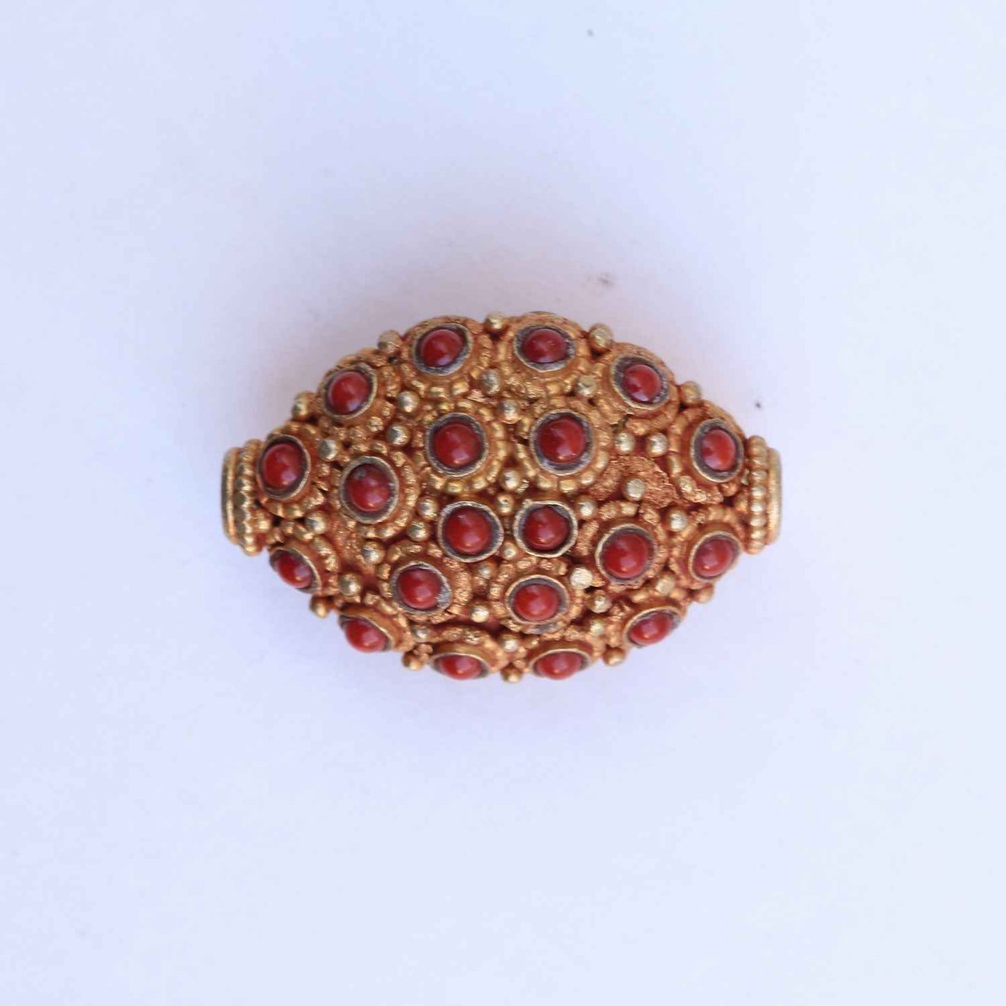 Coral Gold Bead