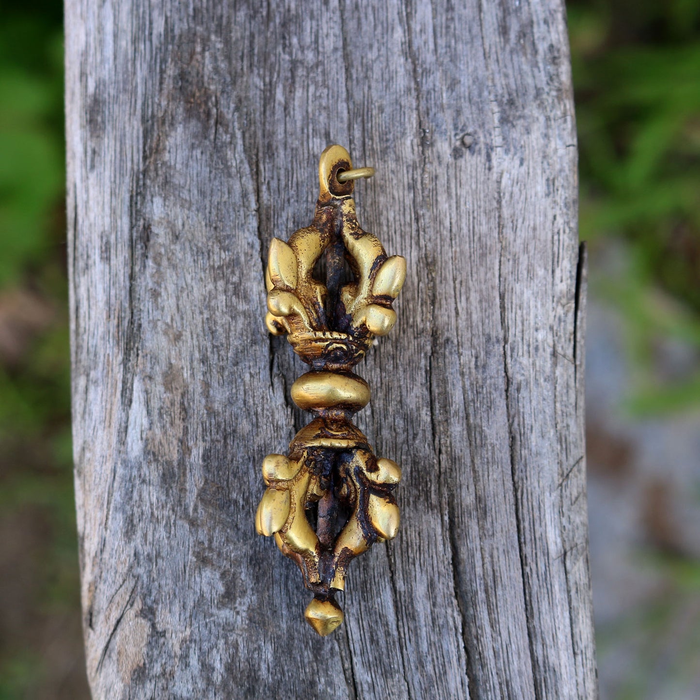 Brass Dorje Pendant