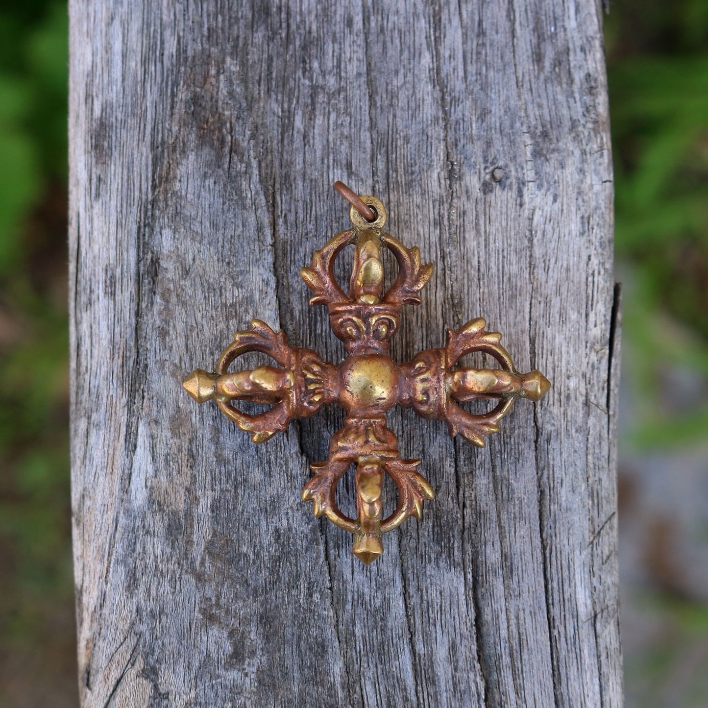 Large Double Dorje Pendant