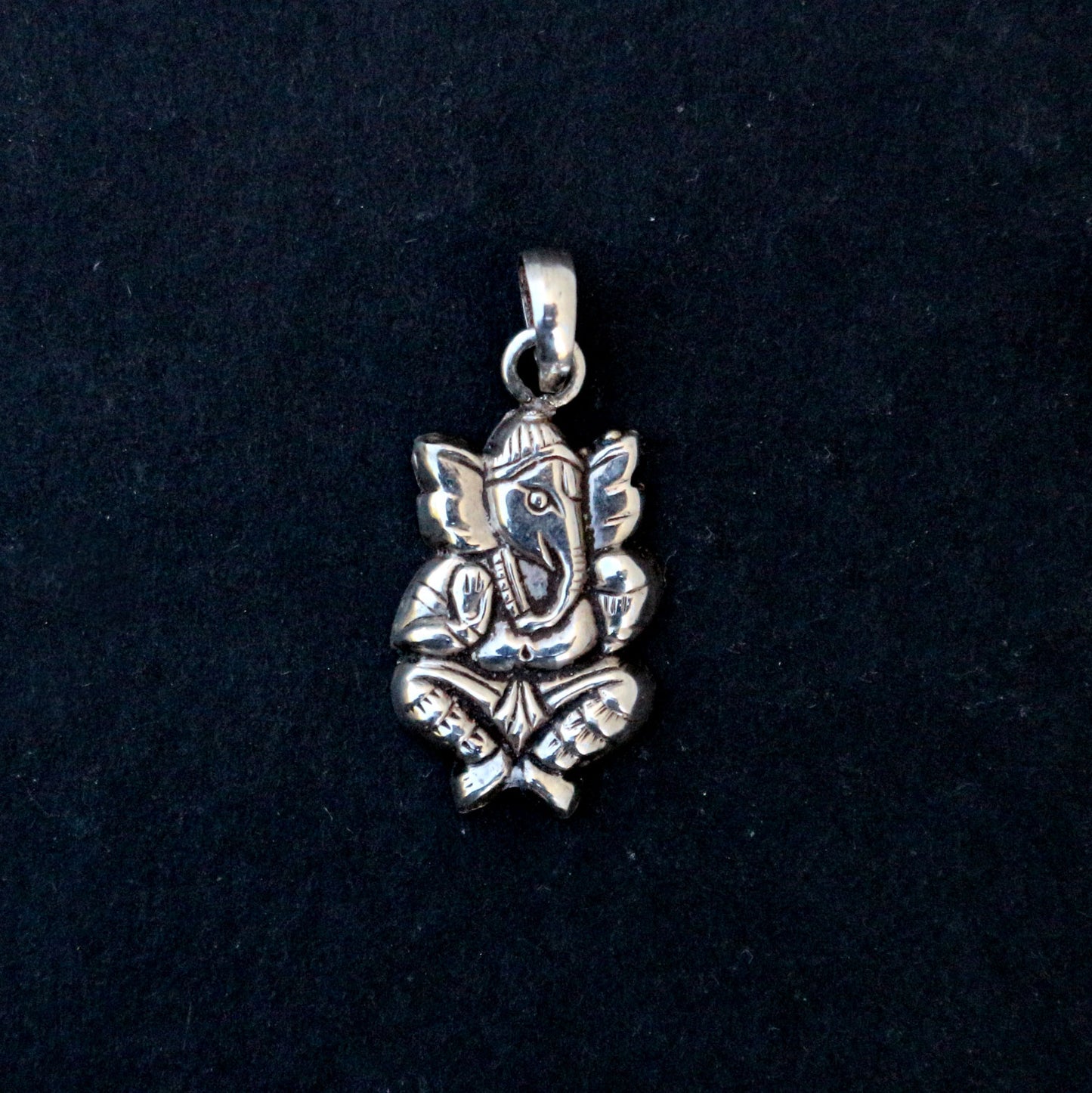 Sterling Ganesha Pendant
