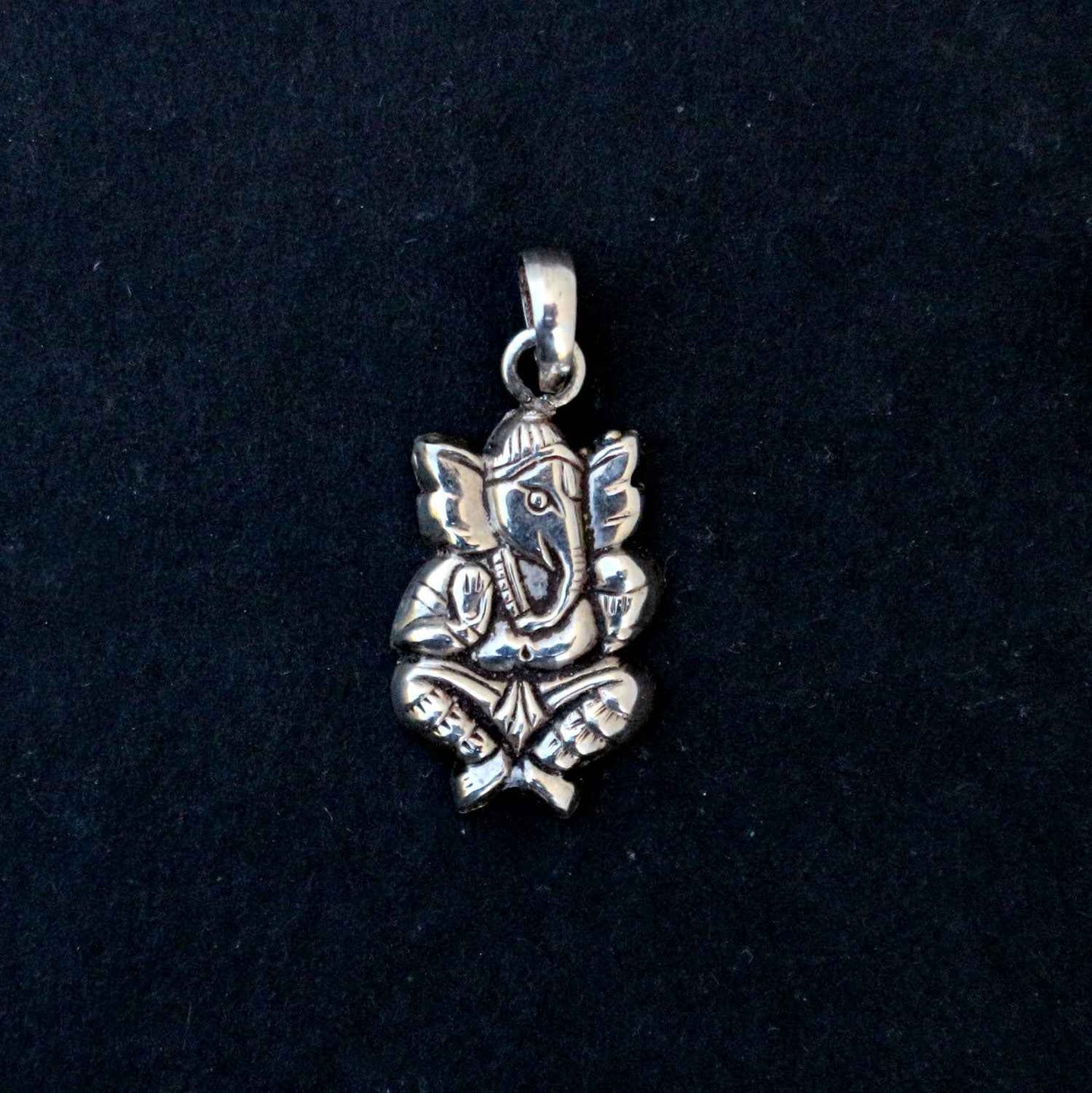 Sterling Ganesha Pendant