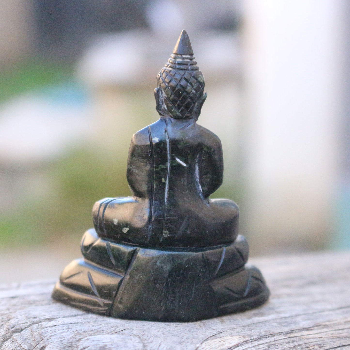 Meditating Jade Buddha Statue