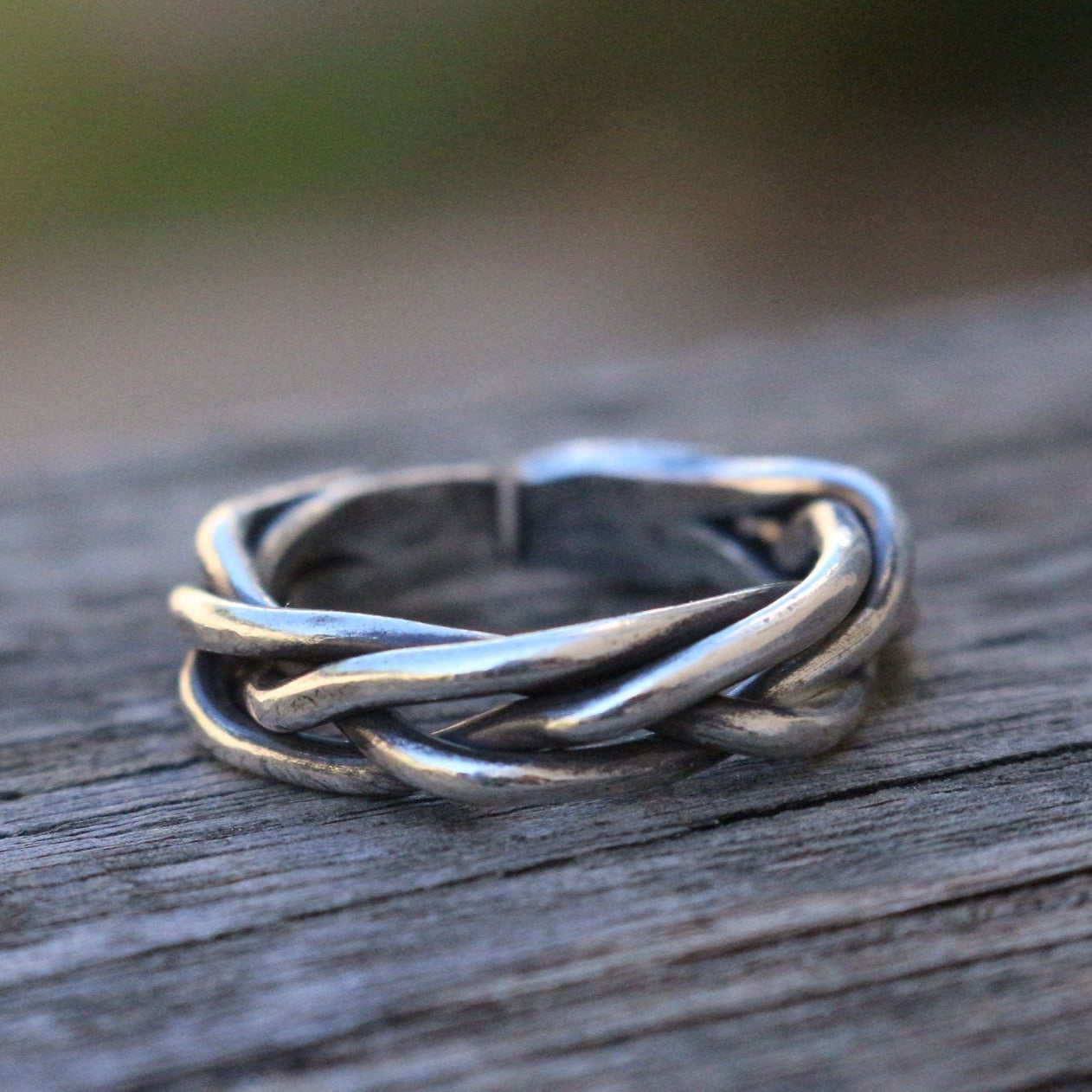Braided Silver Ring