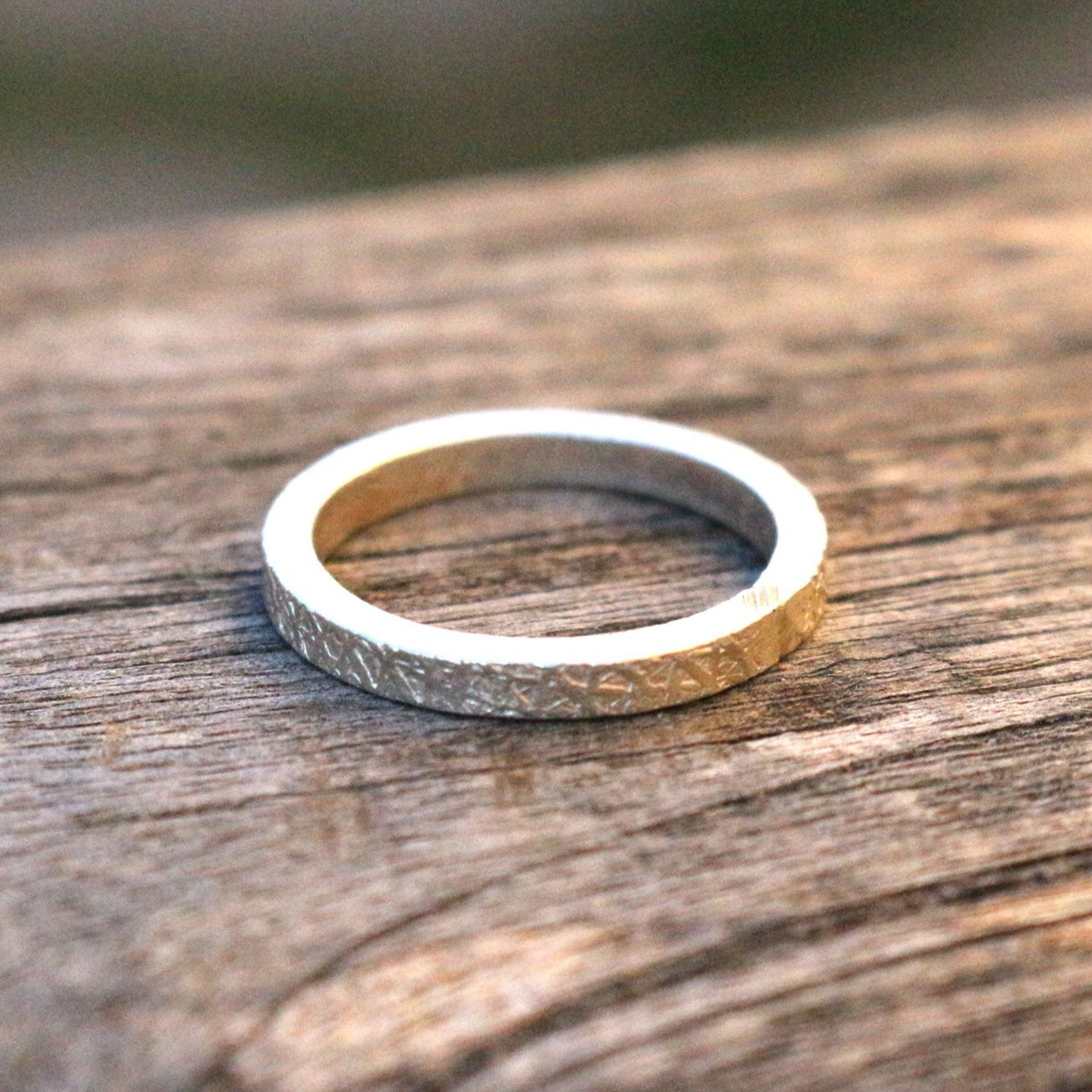 Thin Band Silver Ring
