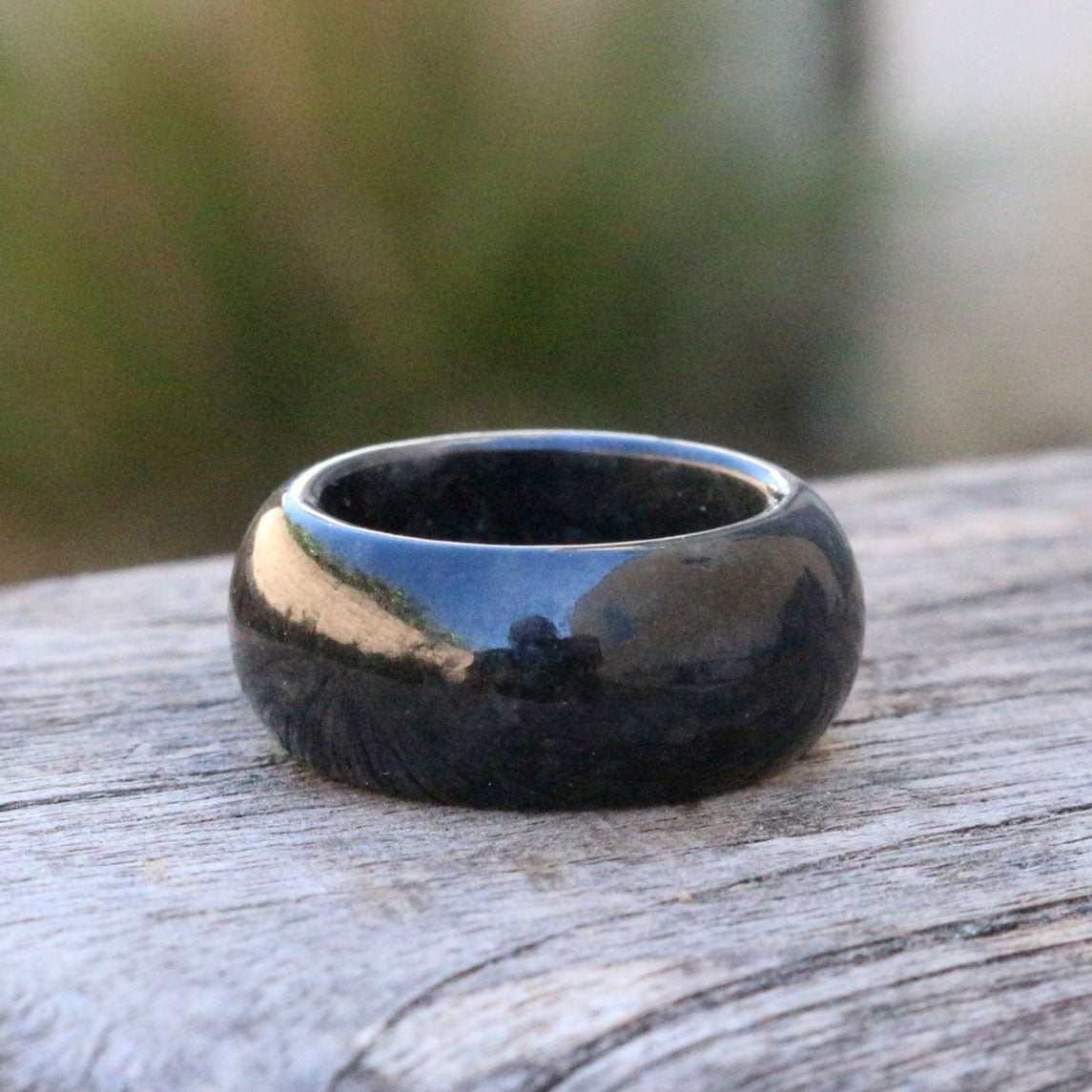 Black jade ring deals price