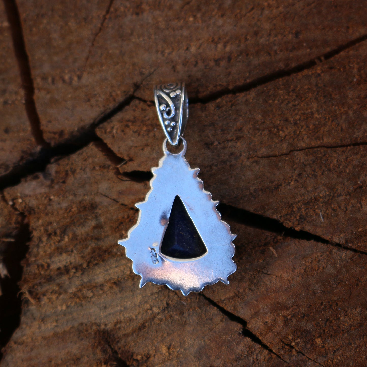 Lapis Lazuli Silver Pendant
