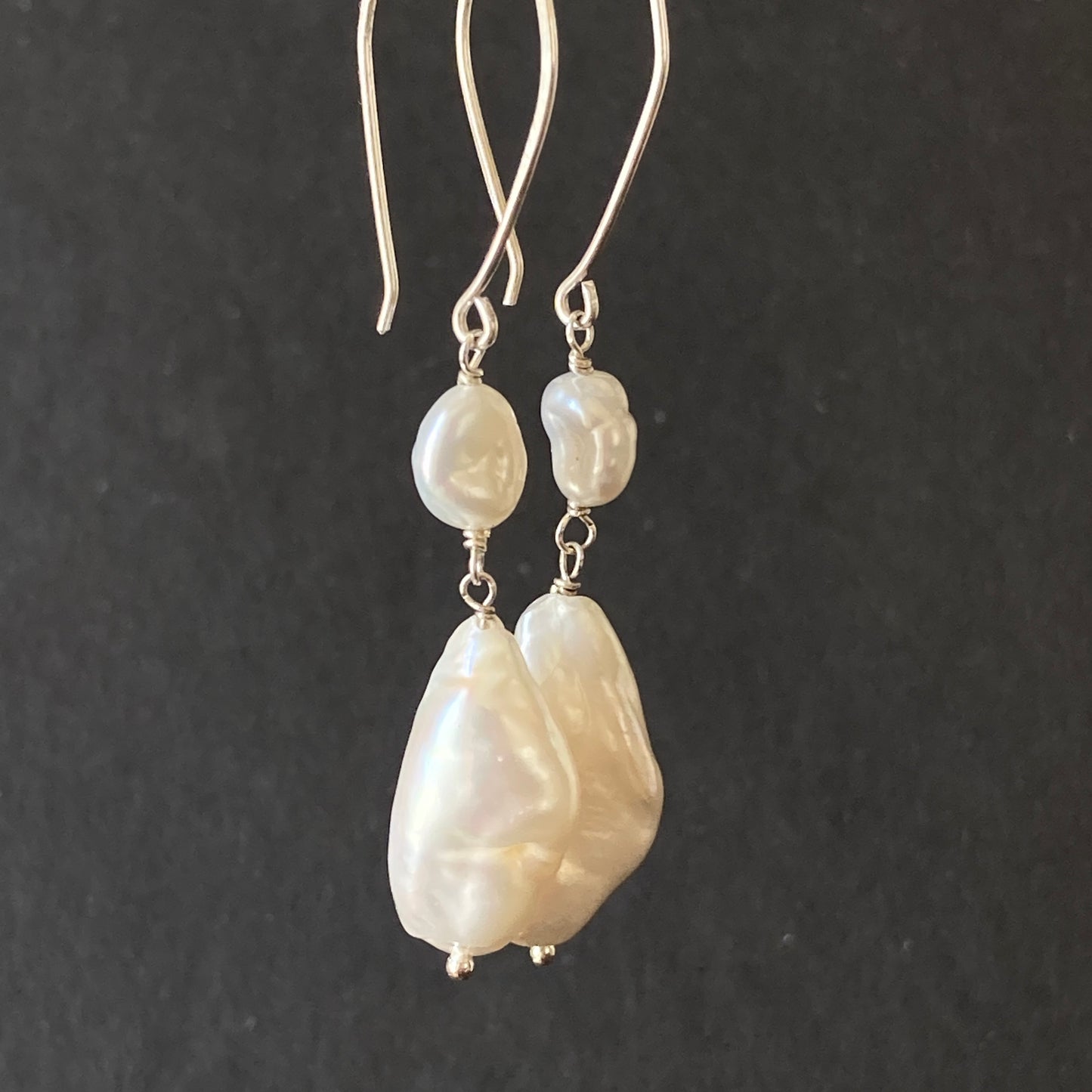 Freshwater Pearl Silver Earrings