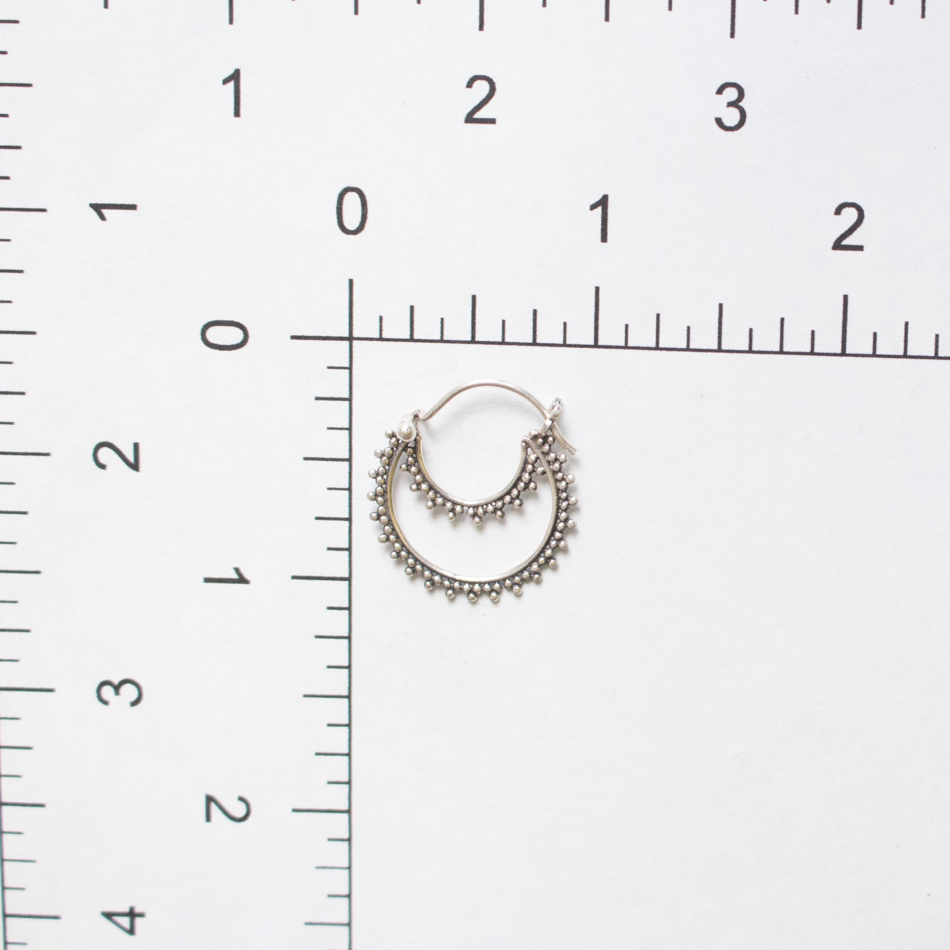 Tiny granule hoop Earrings - Trendivine