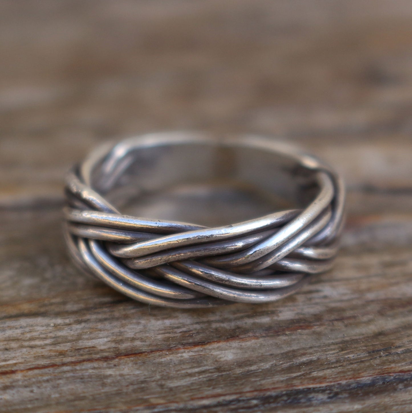 Braided Silver Ring