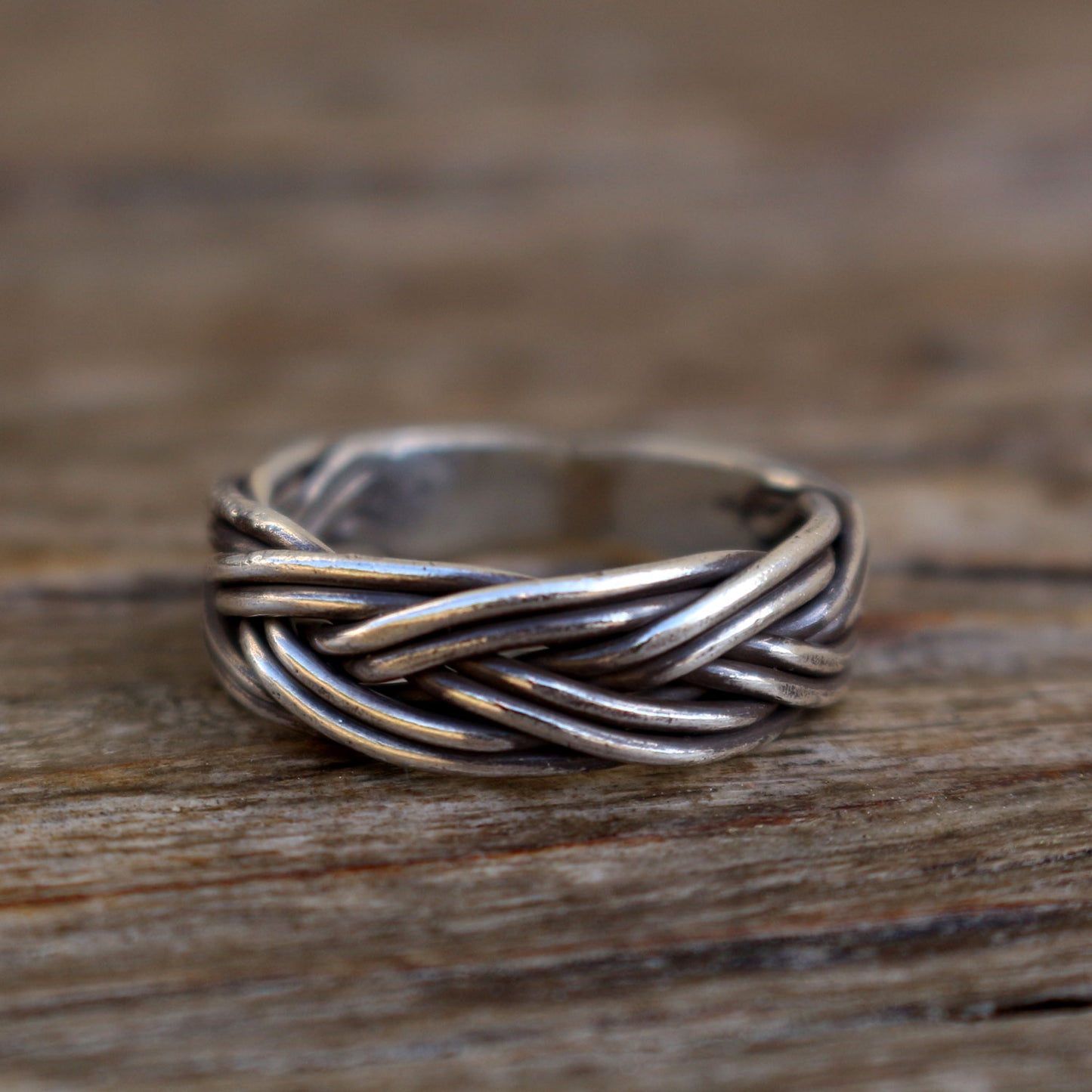 Braided Silver Ring