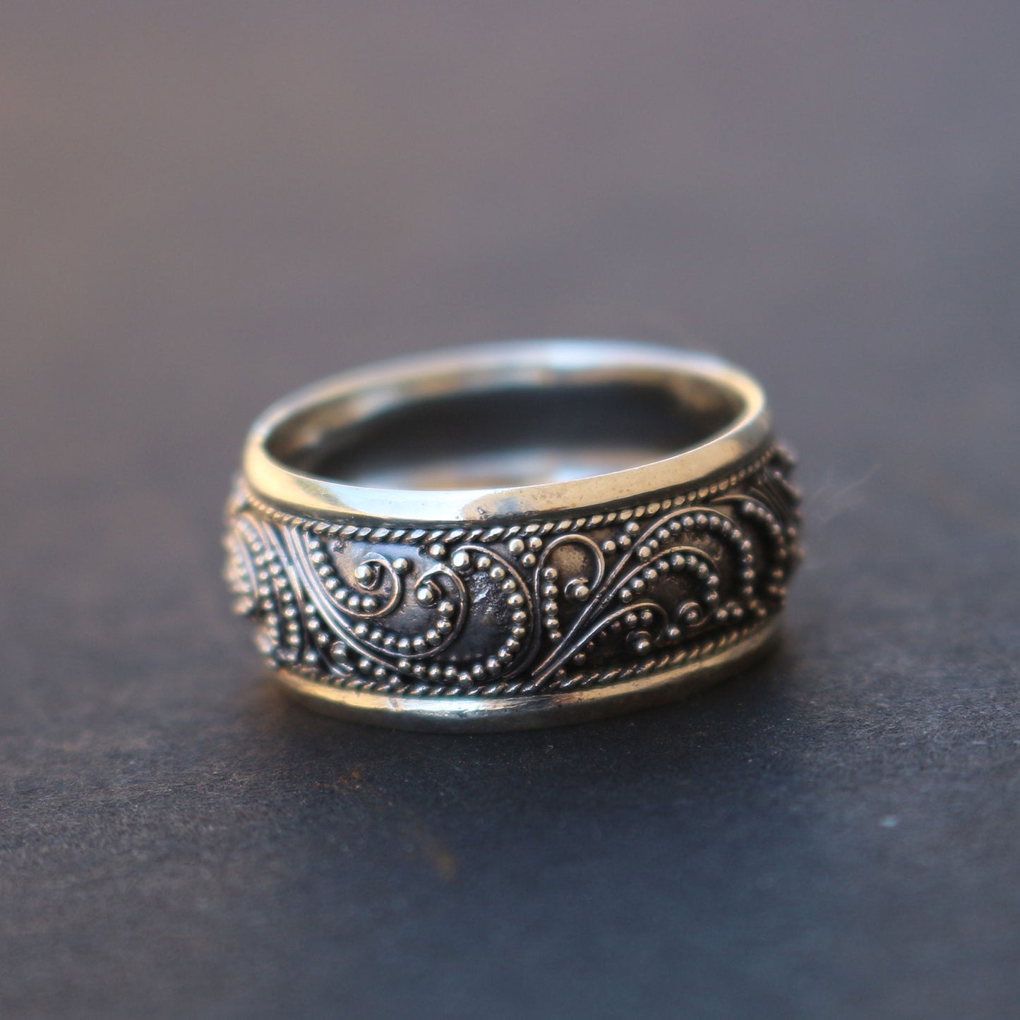 Filigree Sterling Silver Ring