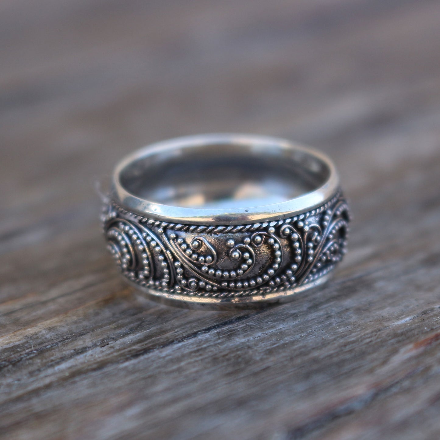 Filigree Sterling Silver Ring