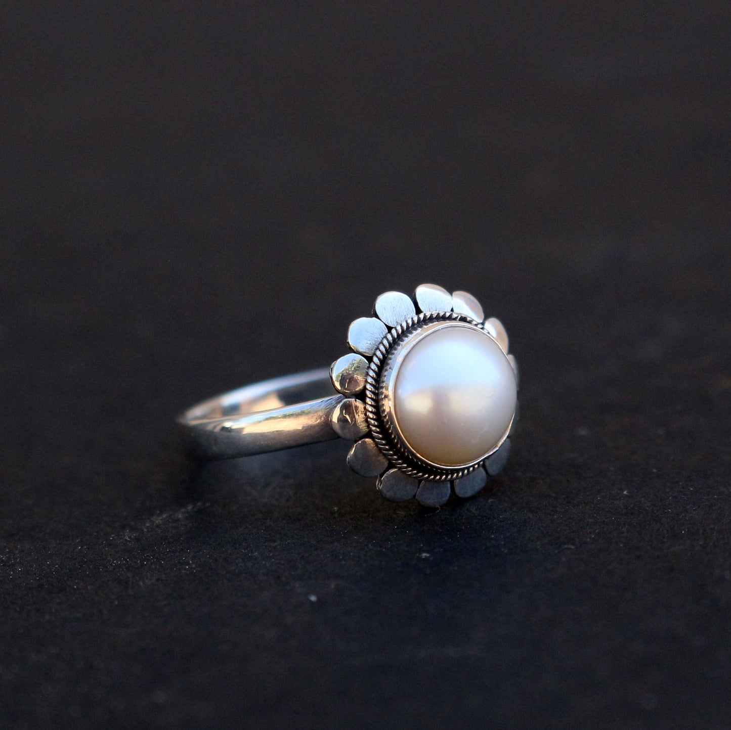 Freshwater Pearl Silver Ring