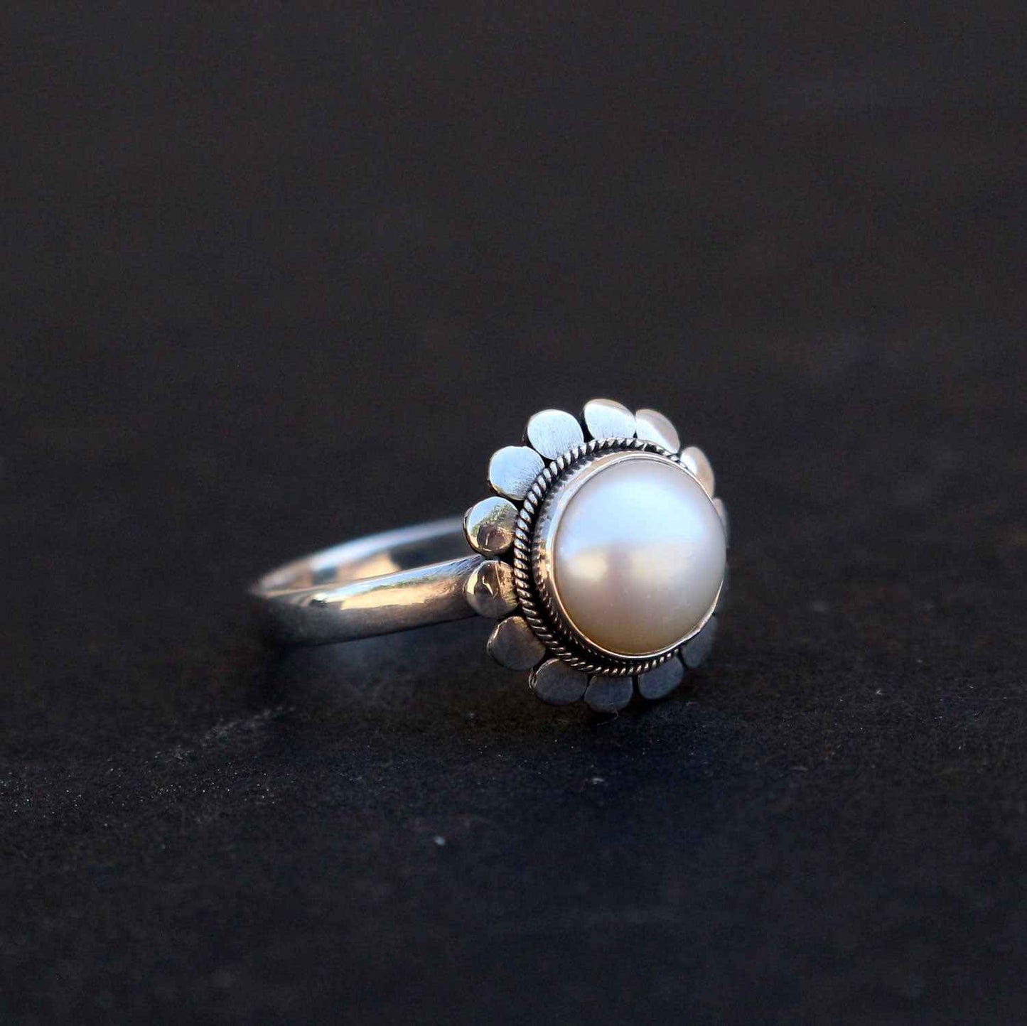 Freshwater Pearl Silver Ring