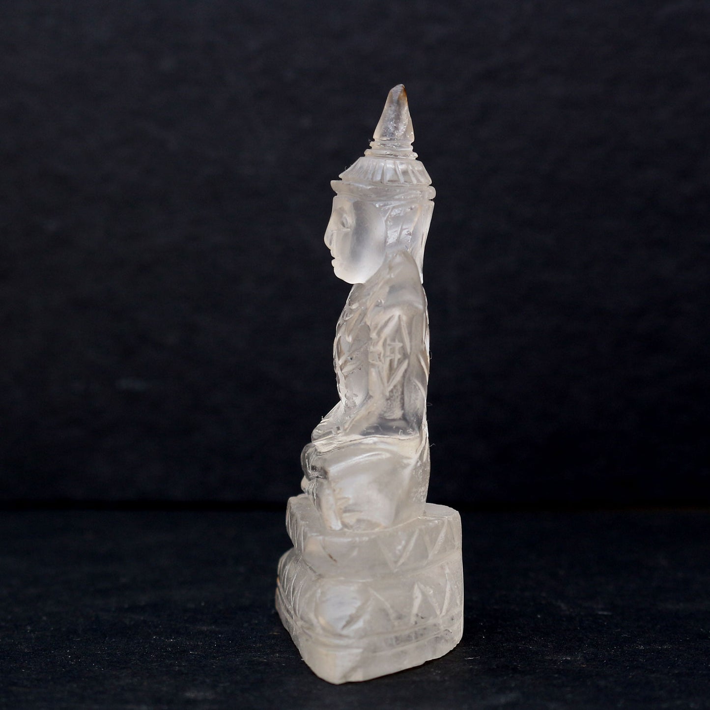 Clear Quartz Buddha Statue