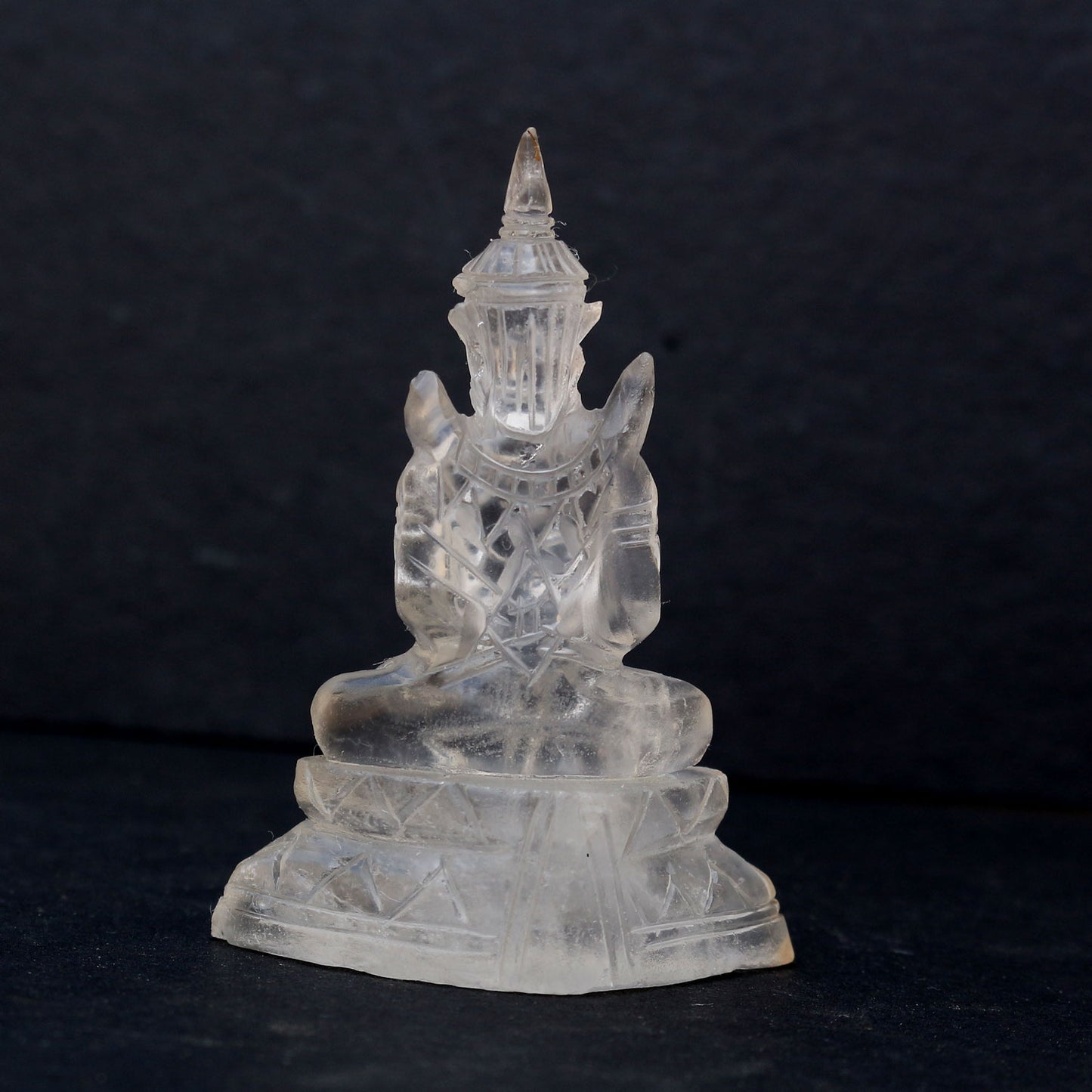 Clear Quartz Buddha Statue