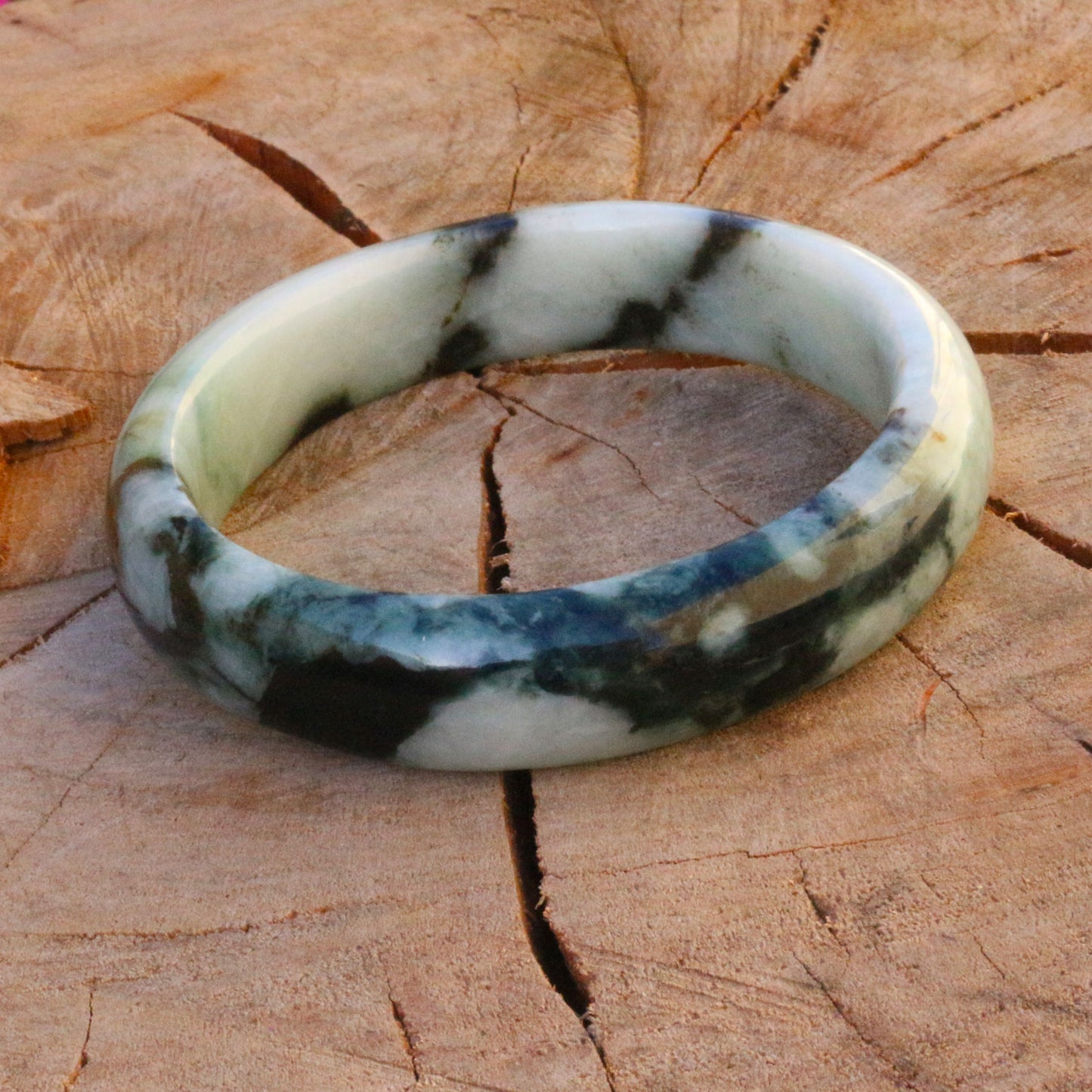 Green Jade Bangle