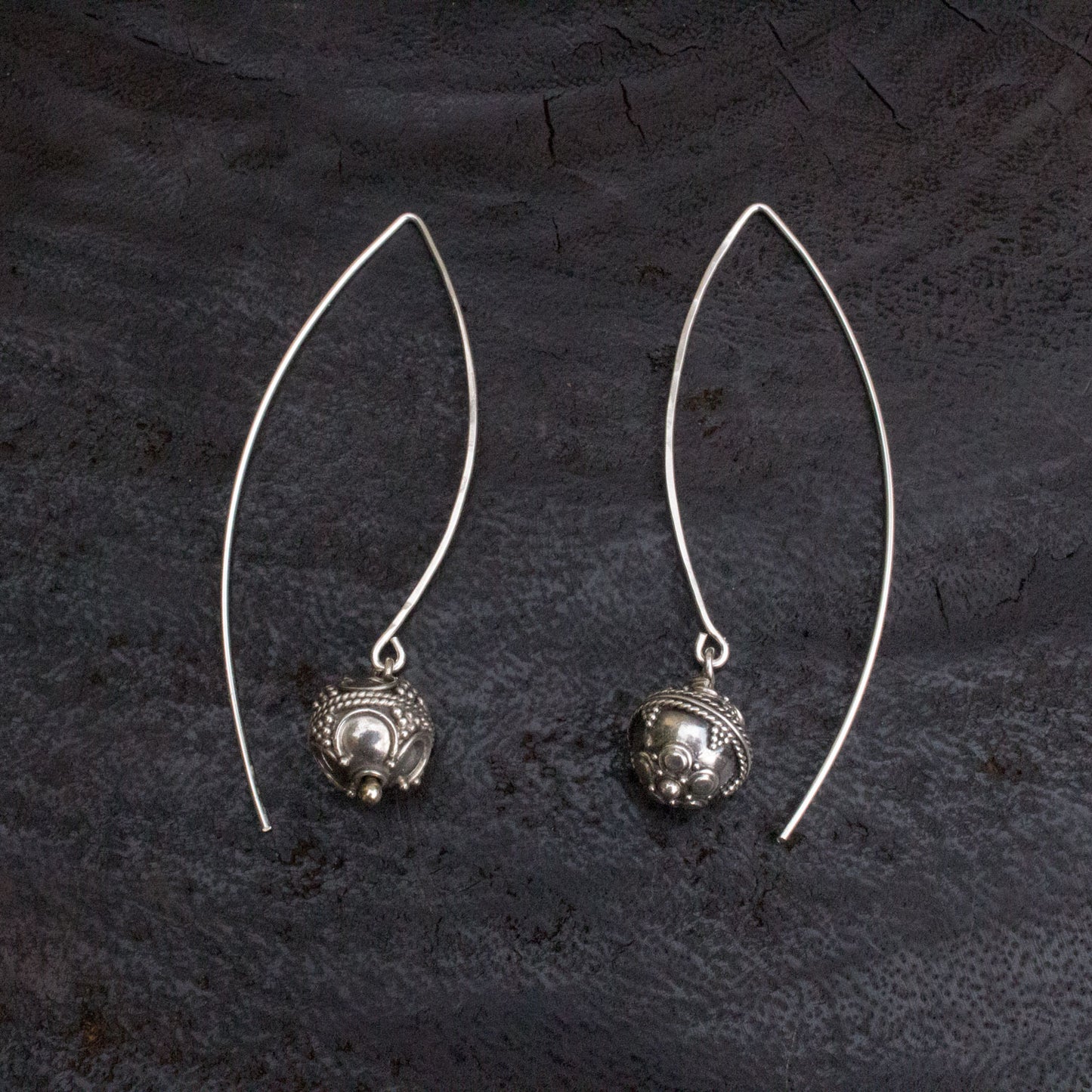 Bali Bead Drop Earrings