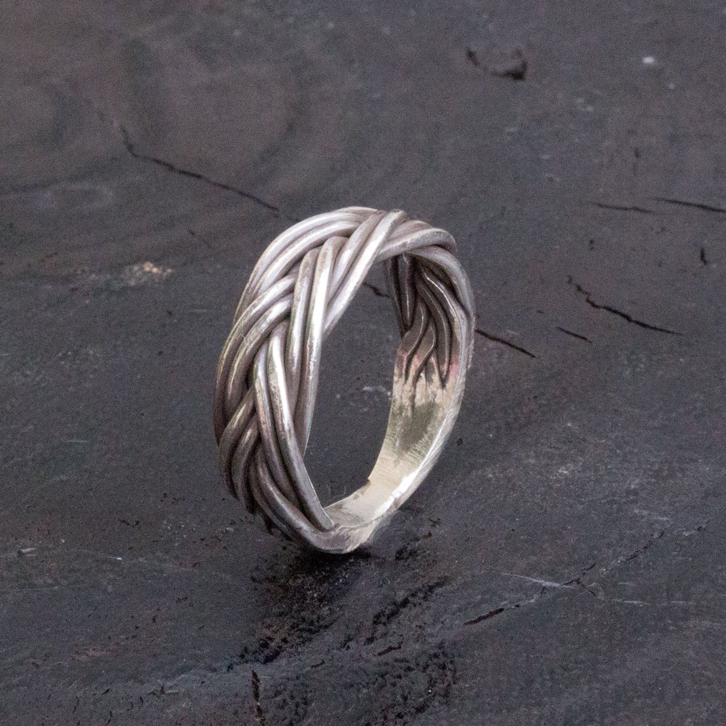 Braided Silver Ring