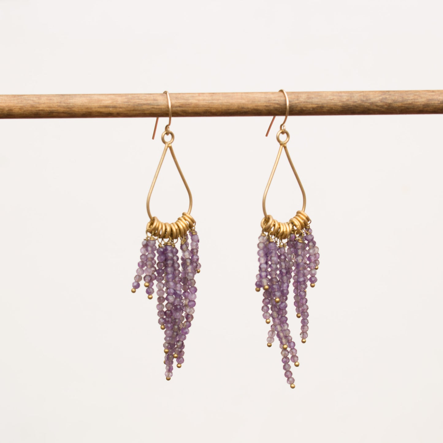 Amethyst Chandelier Earrings
