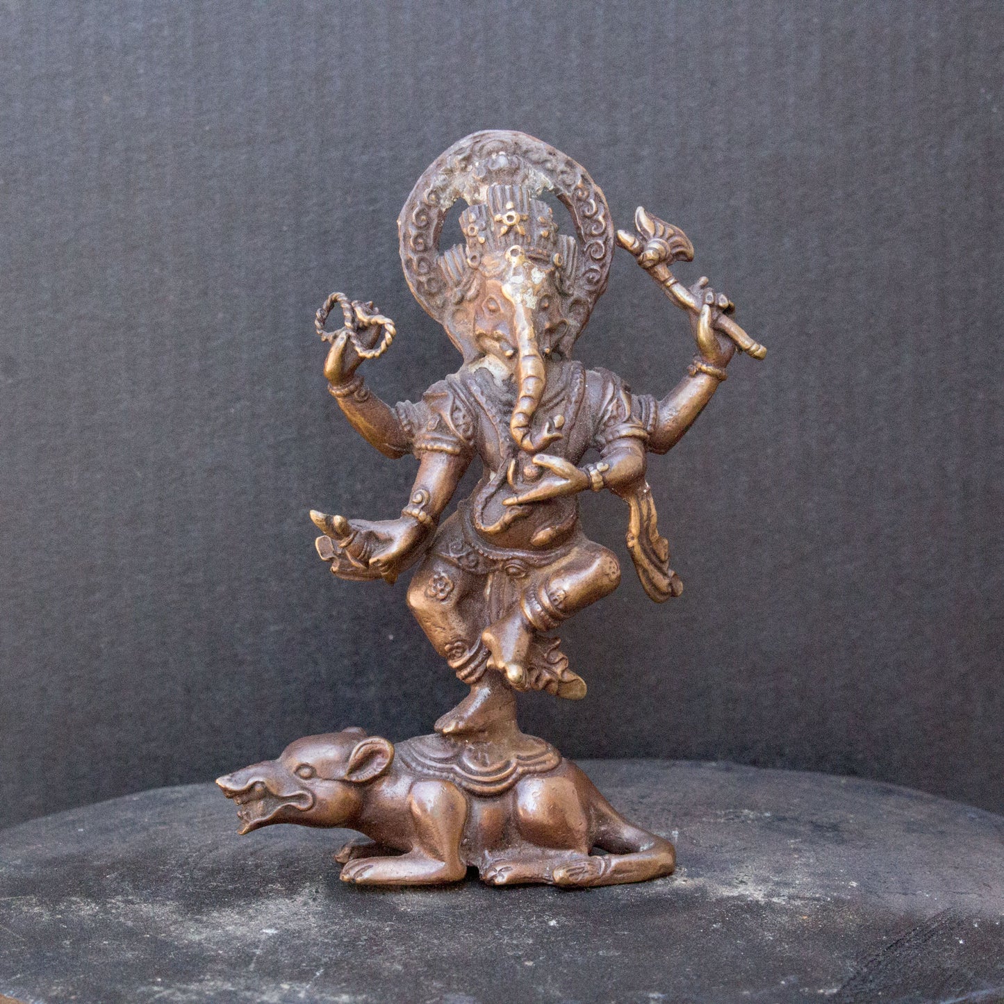 Copper Ganesha Statue
