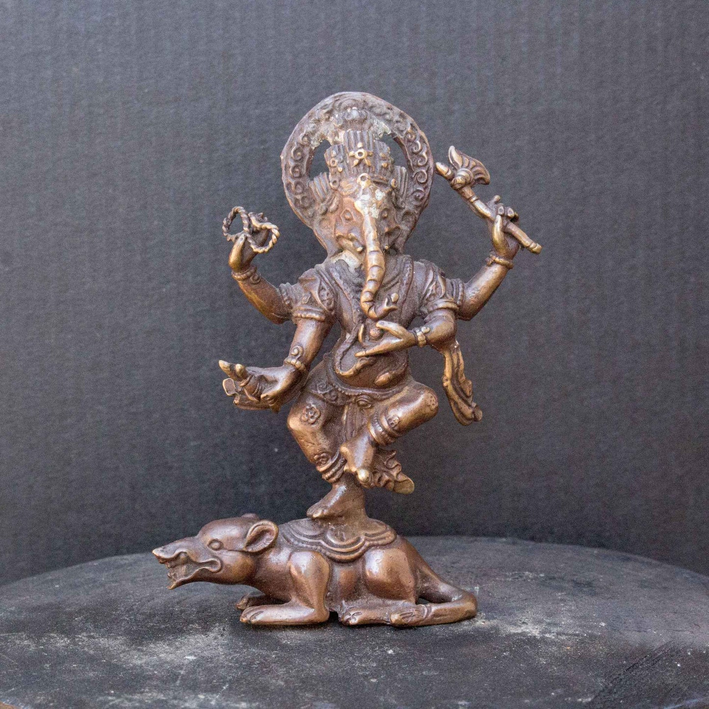 Copper Ganesha Statue