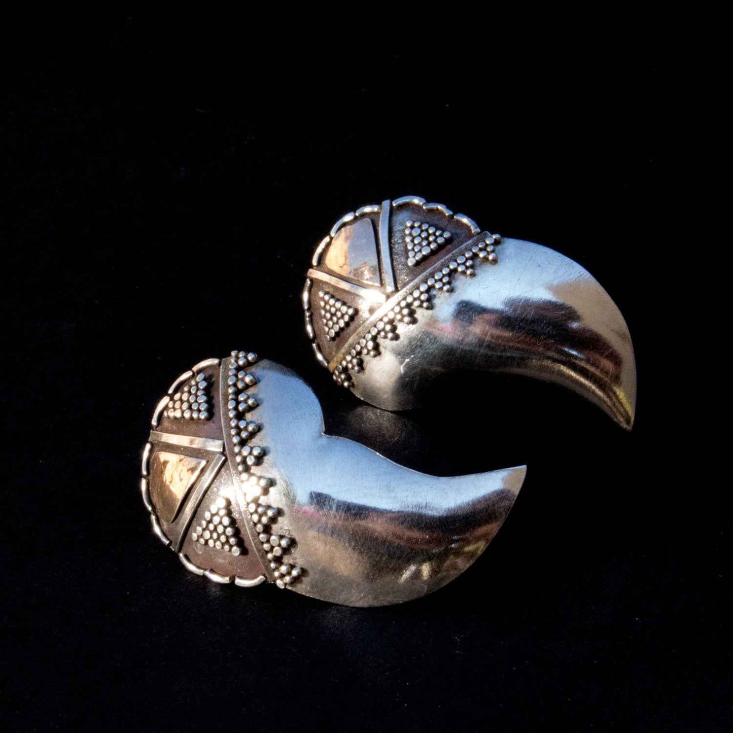 Vintage Granulated Stud Earrings