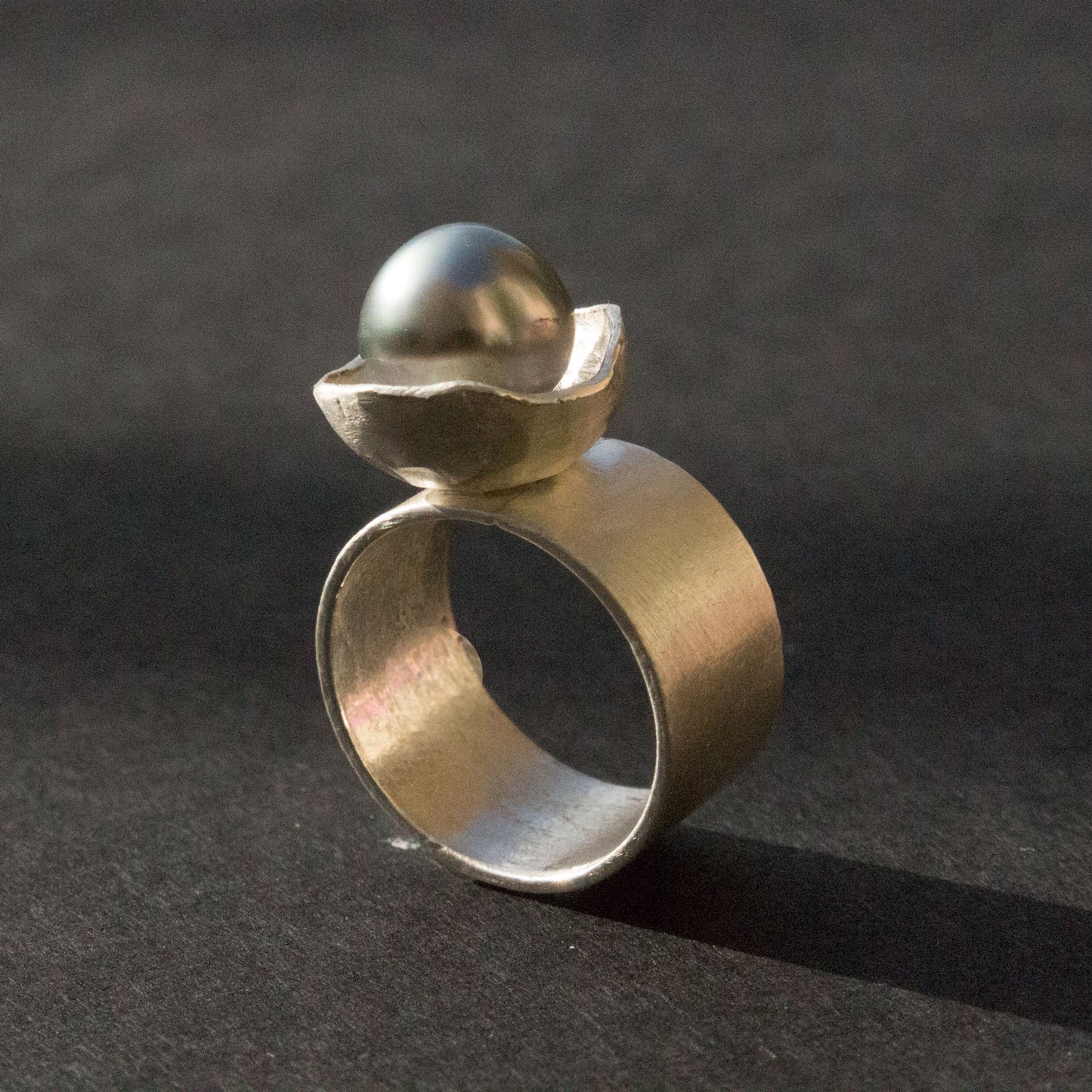 Tahitian pearl ring