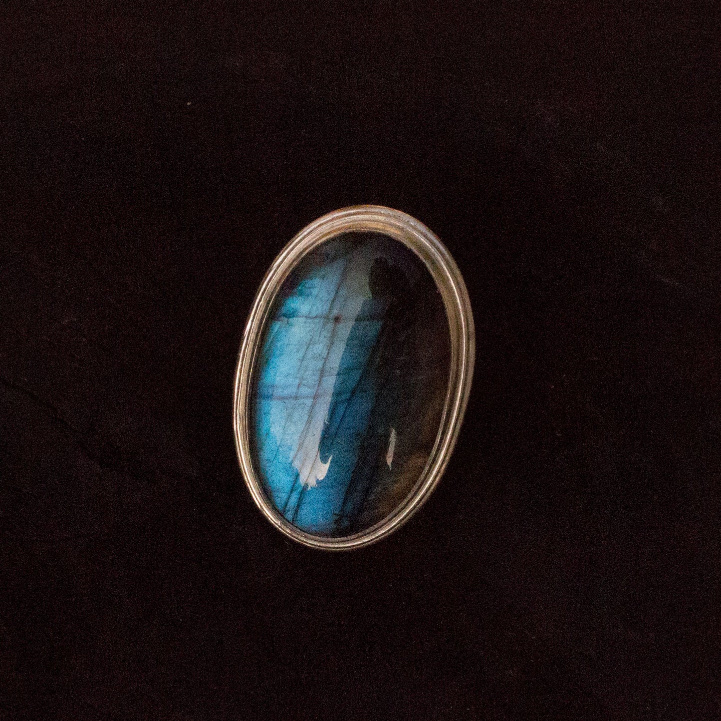 Fire Labradorite Ring