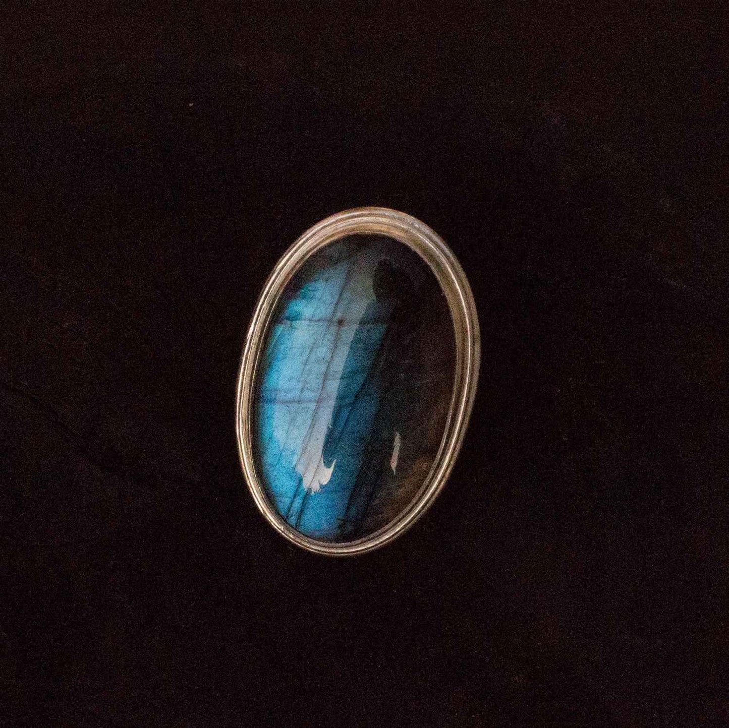 Fire Labradorite Ring