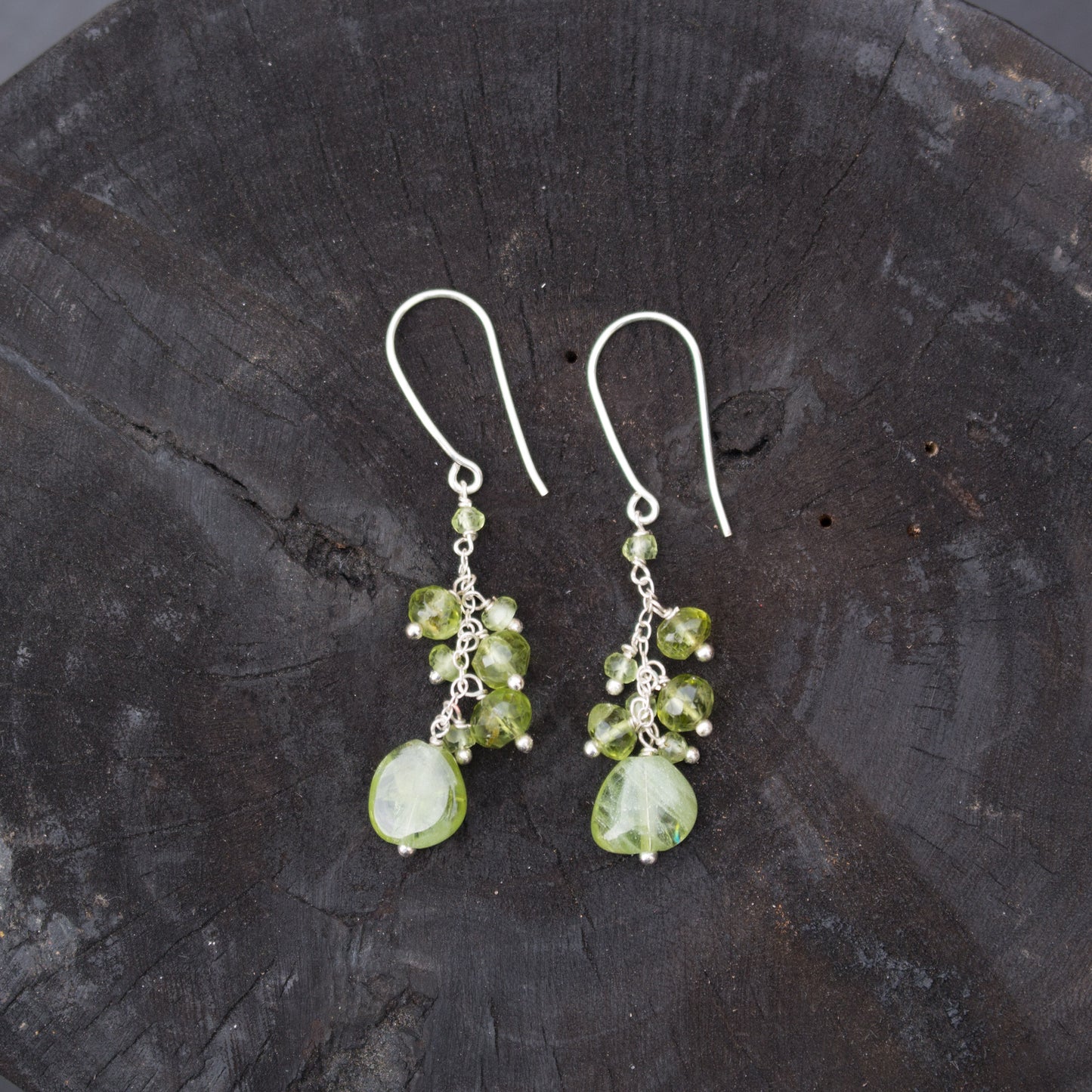 Peridot Dangle And Drop Earrings