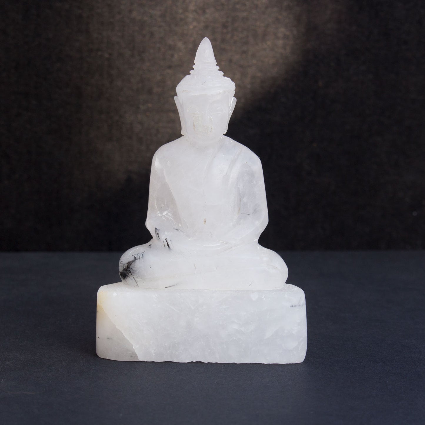Quartz Buddha statue