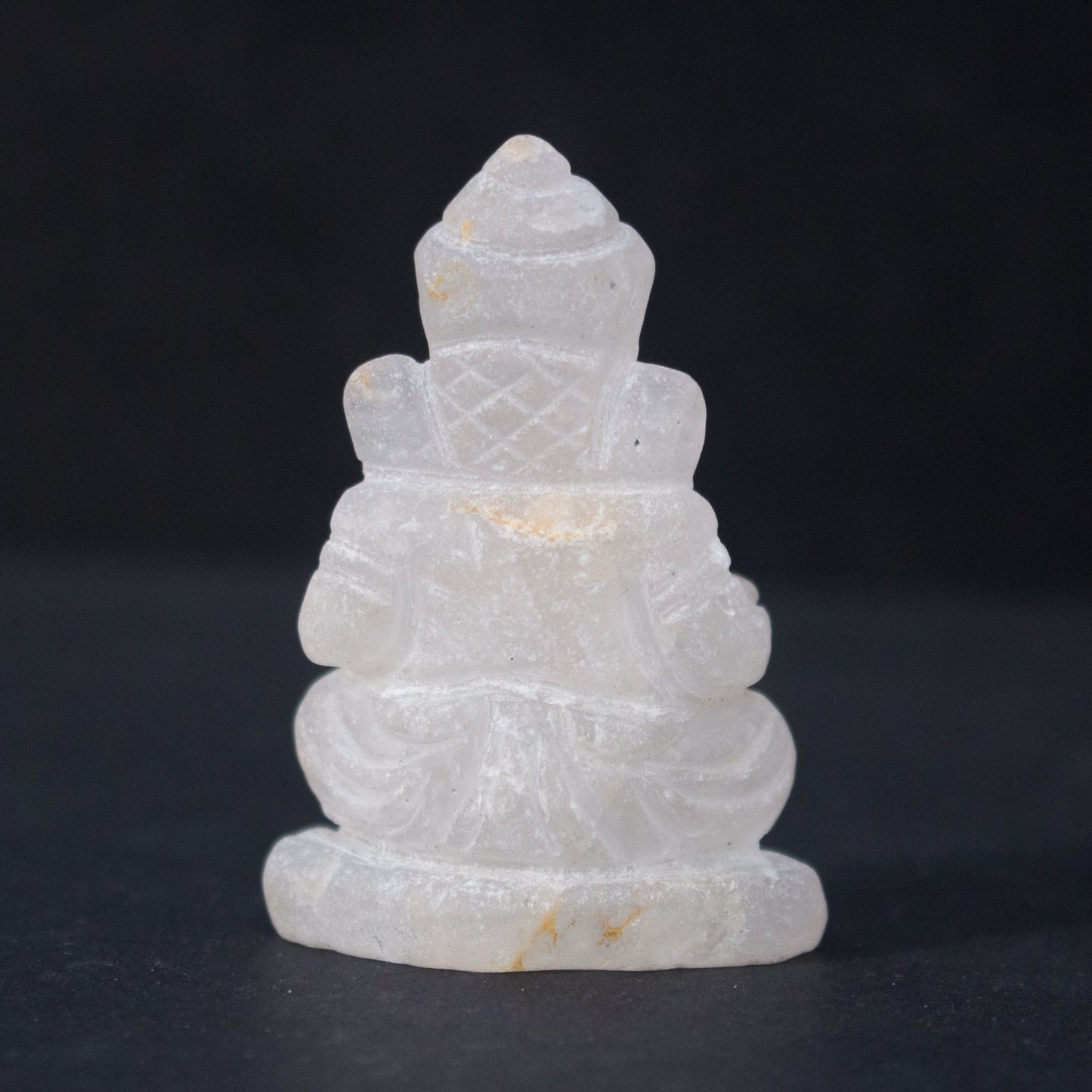 Natural quartz Ganesha