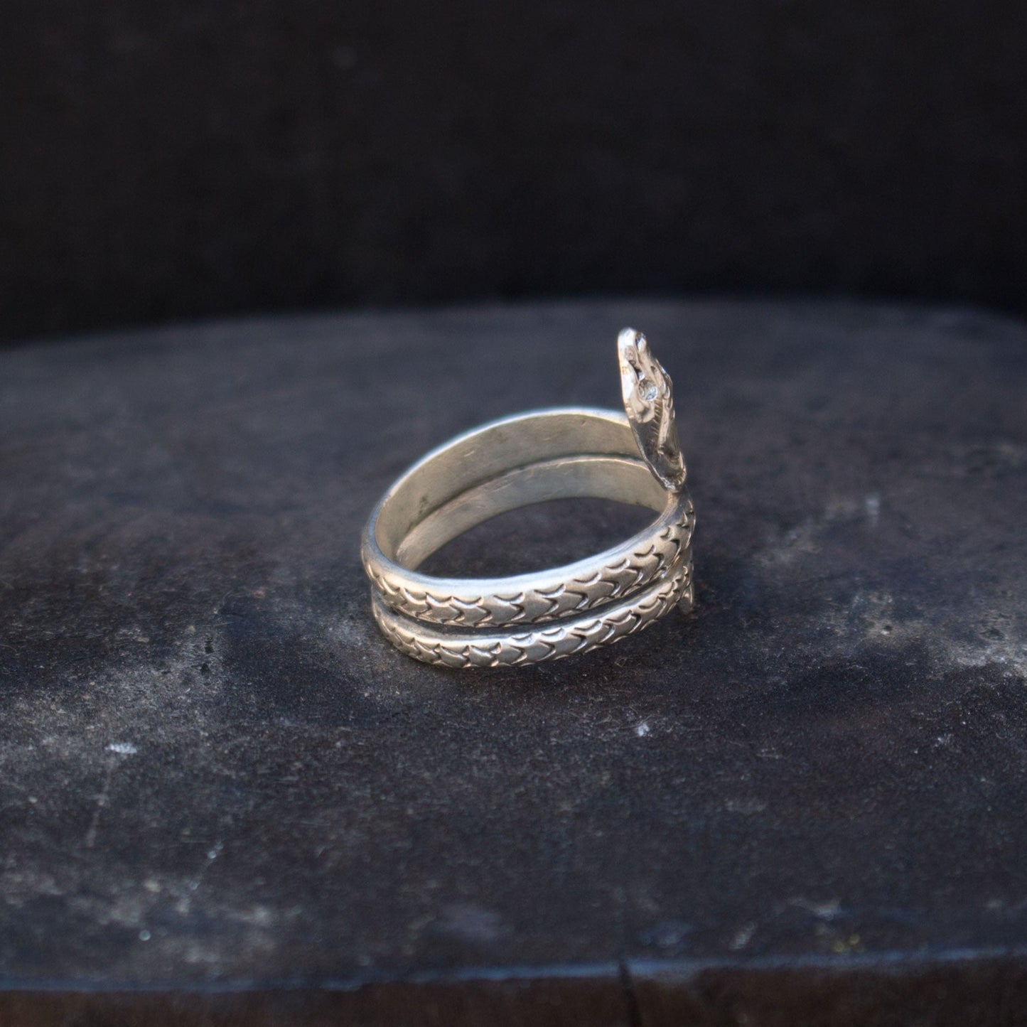 Silver Snake Ring
