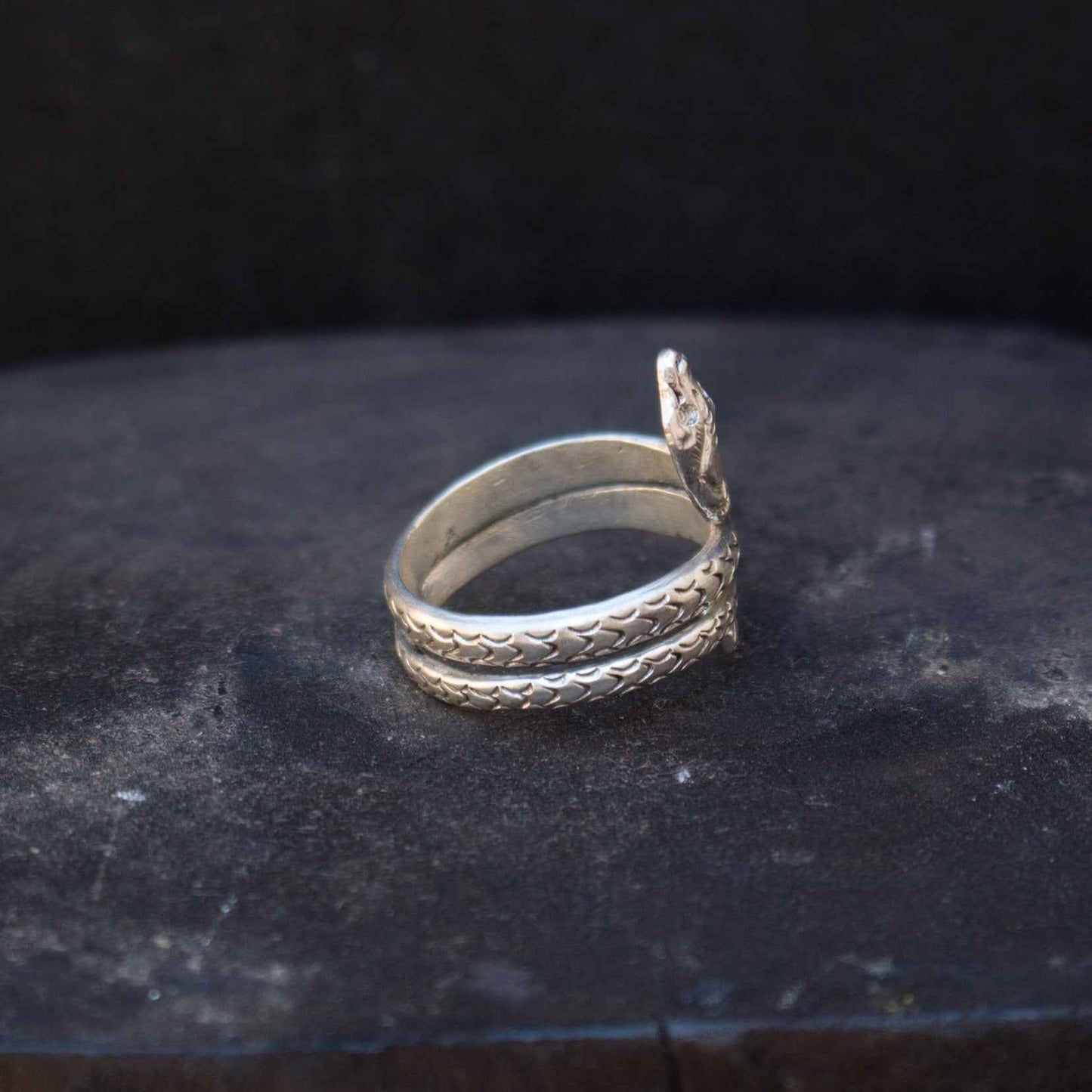 Silver Snake Ring
