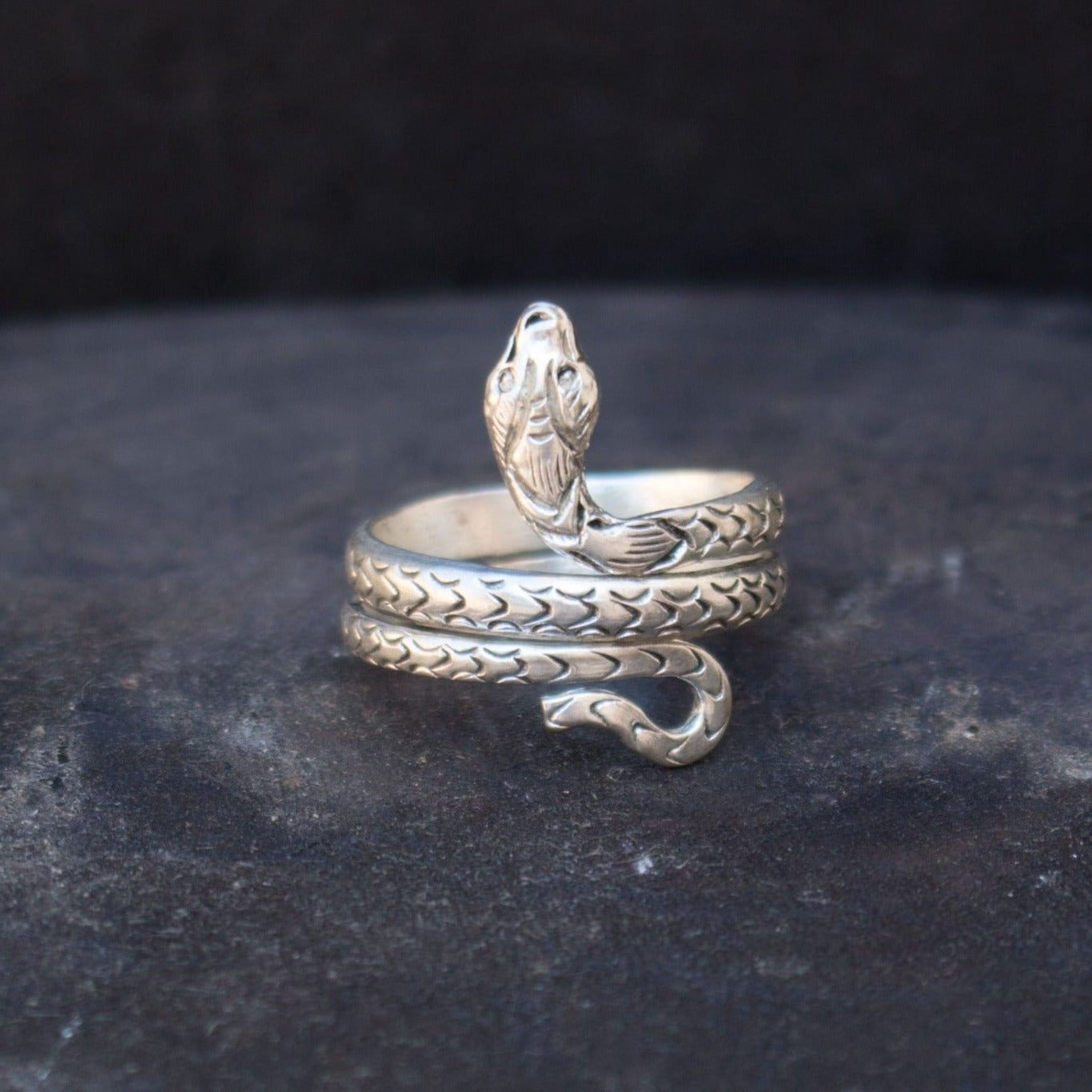 Silver Snake Ring