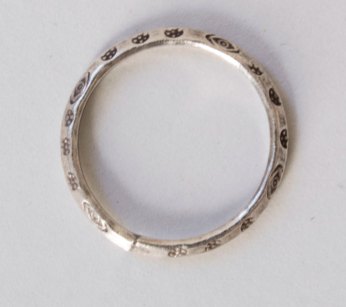 Simple Skinny Silver Stacker Ring