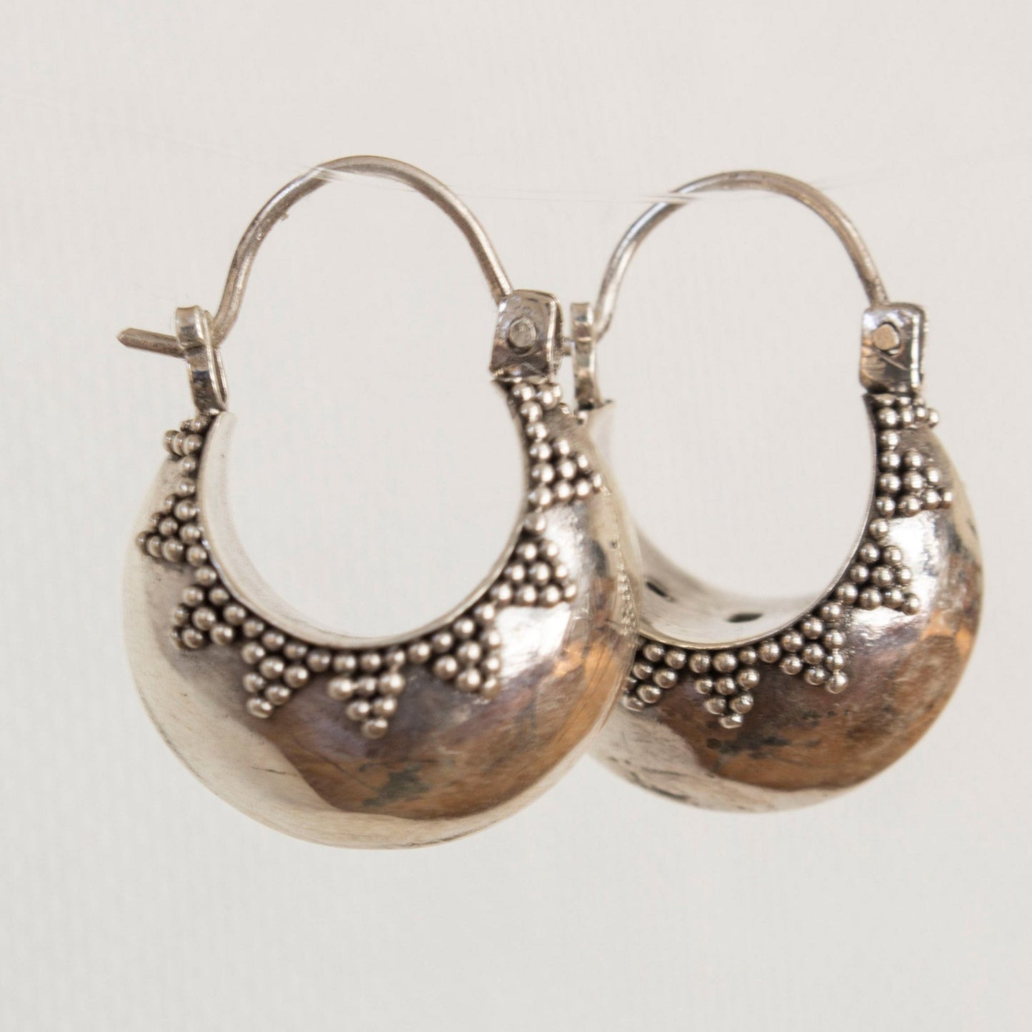 Silver Hoop Earrings