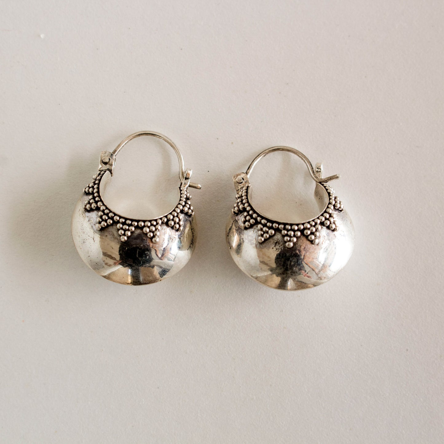 Silver Hoop Earrings
